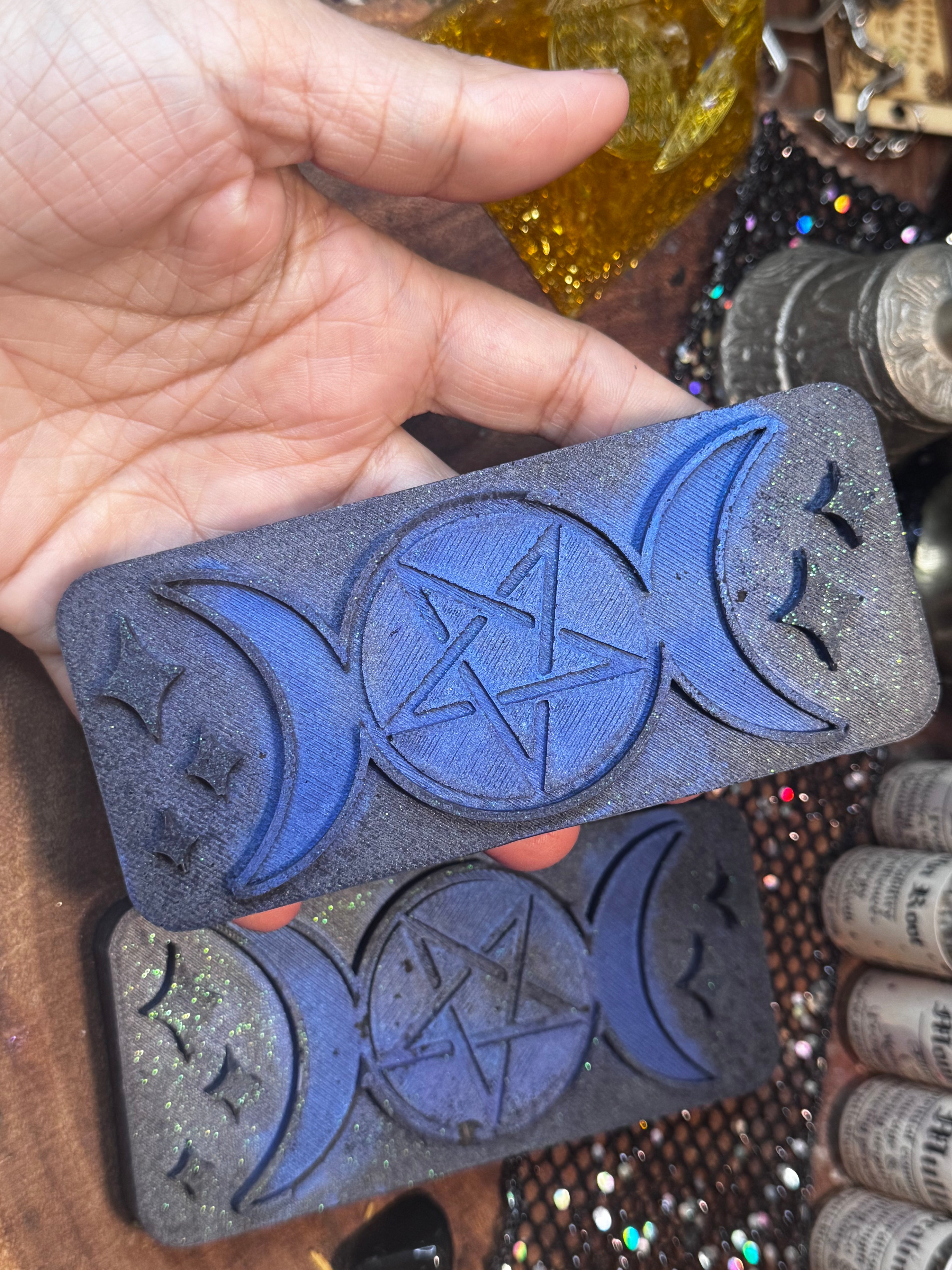 Protection Wax Melts - Protects Against Negative Energy, Witchcraft Supplies, Wiccan Rituals, Pagan Decor, Witching Hour Jasmine Scent