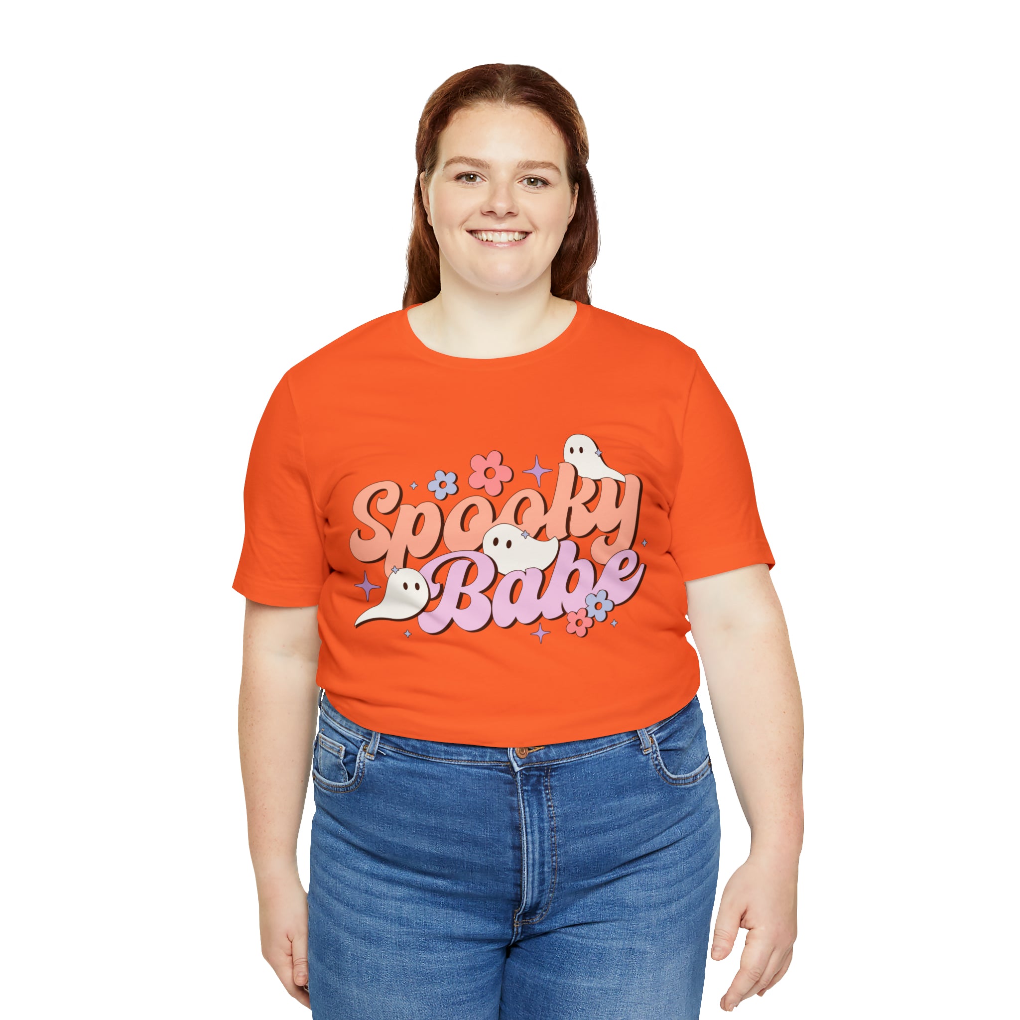 Retro Spooky Babe Ghosts T-Shirt Halloween