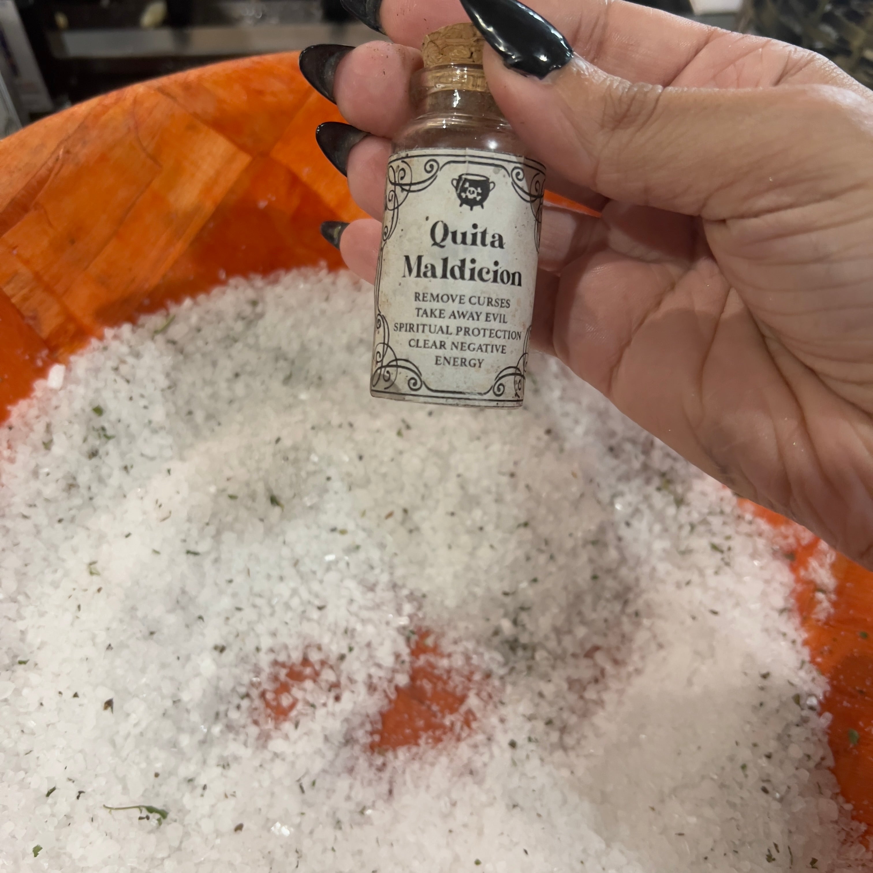 Protection Bath Salt Potion: Cleanse, Shield, Ward Off Evil, Removal and Energize Your Aura