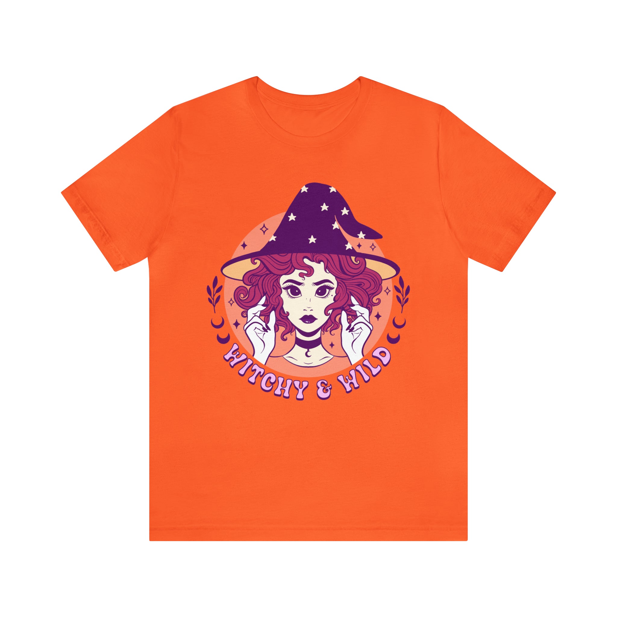 Witchy And Wild T-Shirt Black, Orange, White, Halloween Shirt, Witchy Vibes