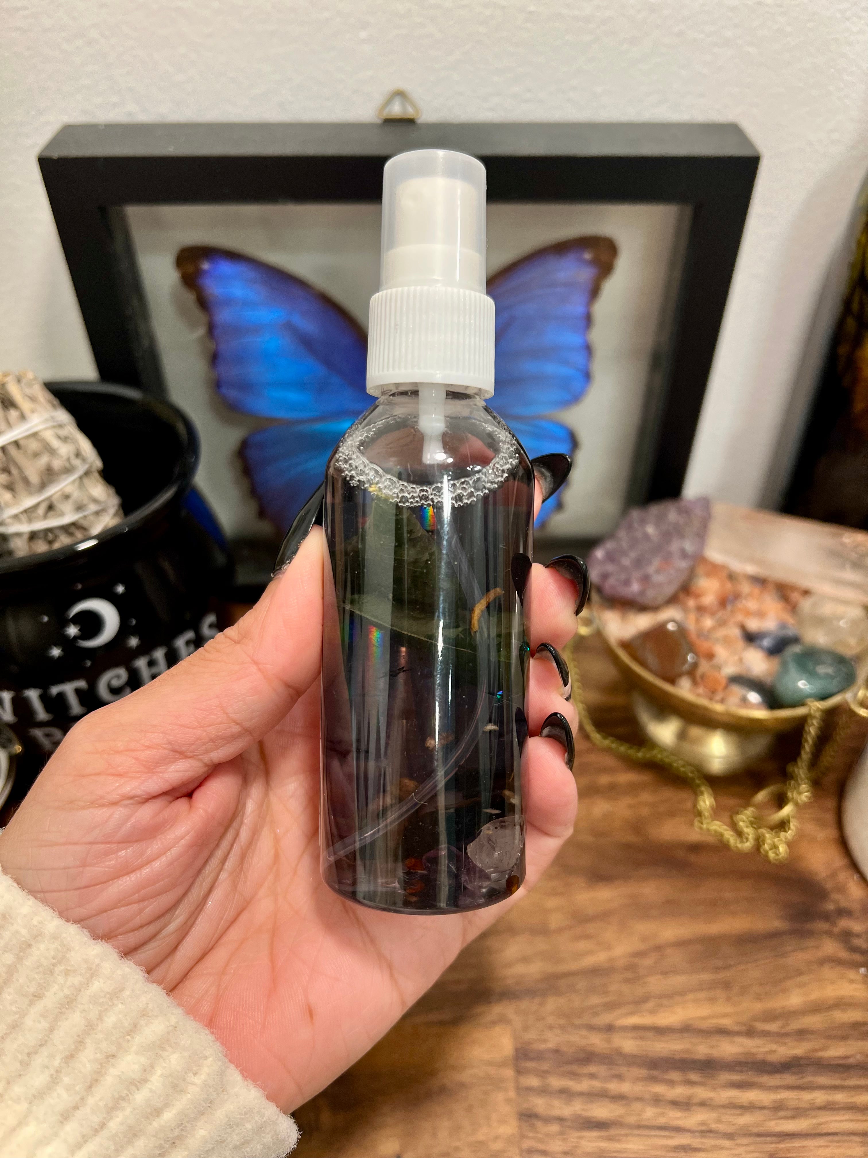 Protection Spray Cleanse: 2oz  Smudge Spray - Remove Negative Energy and Purify Your Space