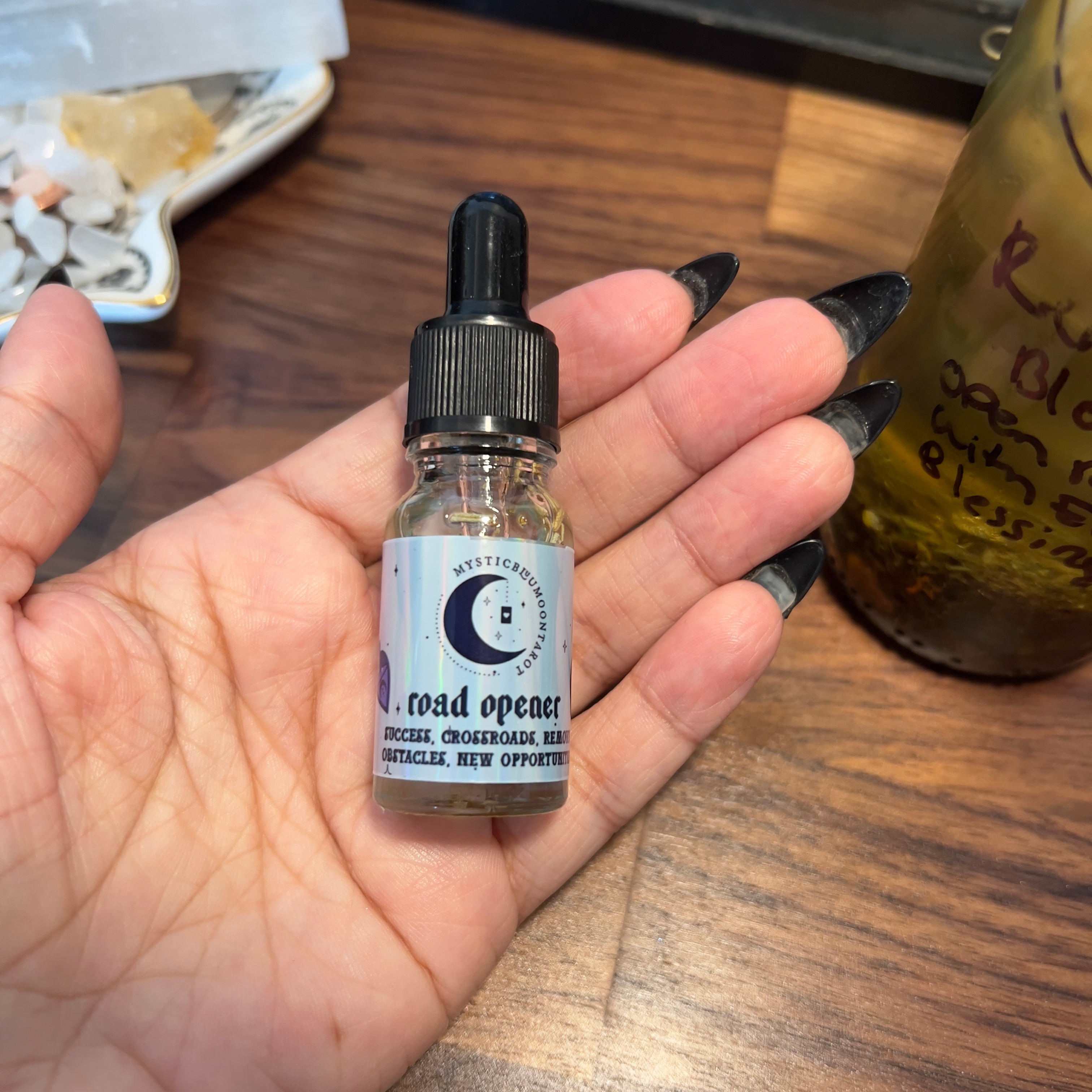 Abre Camino Oil Road Opener Intention Oil - Eleggua Blessing | Witchy Gift | Witchcraft Oil