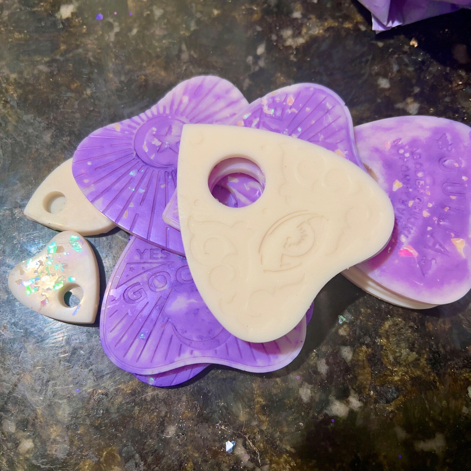 Planchette Magick Melts | Enchanting Scented Wax Tarts for Spiritual Divination Rituals | Witchcraft Home Decor | 4 Wax Melts