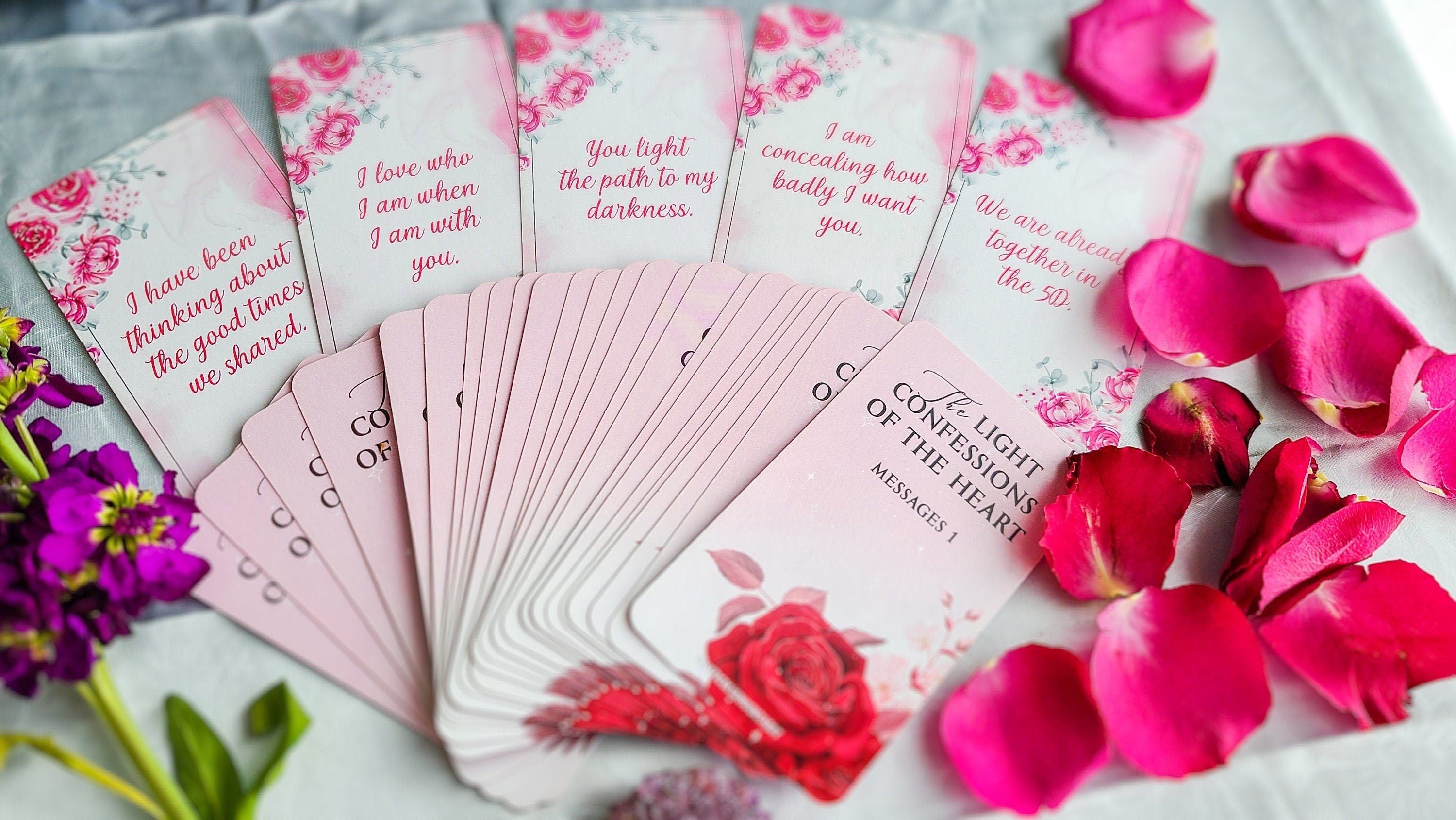 Confessions Of The Heart Messages Oracle Deck Twin Flame Deck Love Oracle Cards Tarot Deck Messages Deck