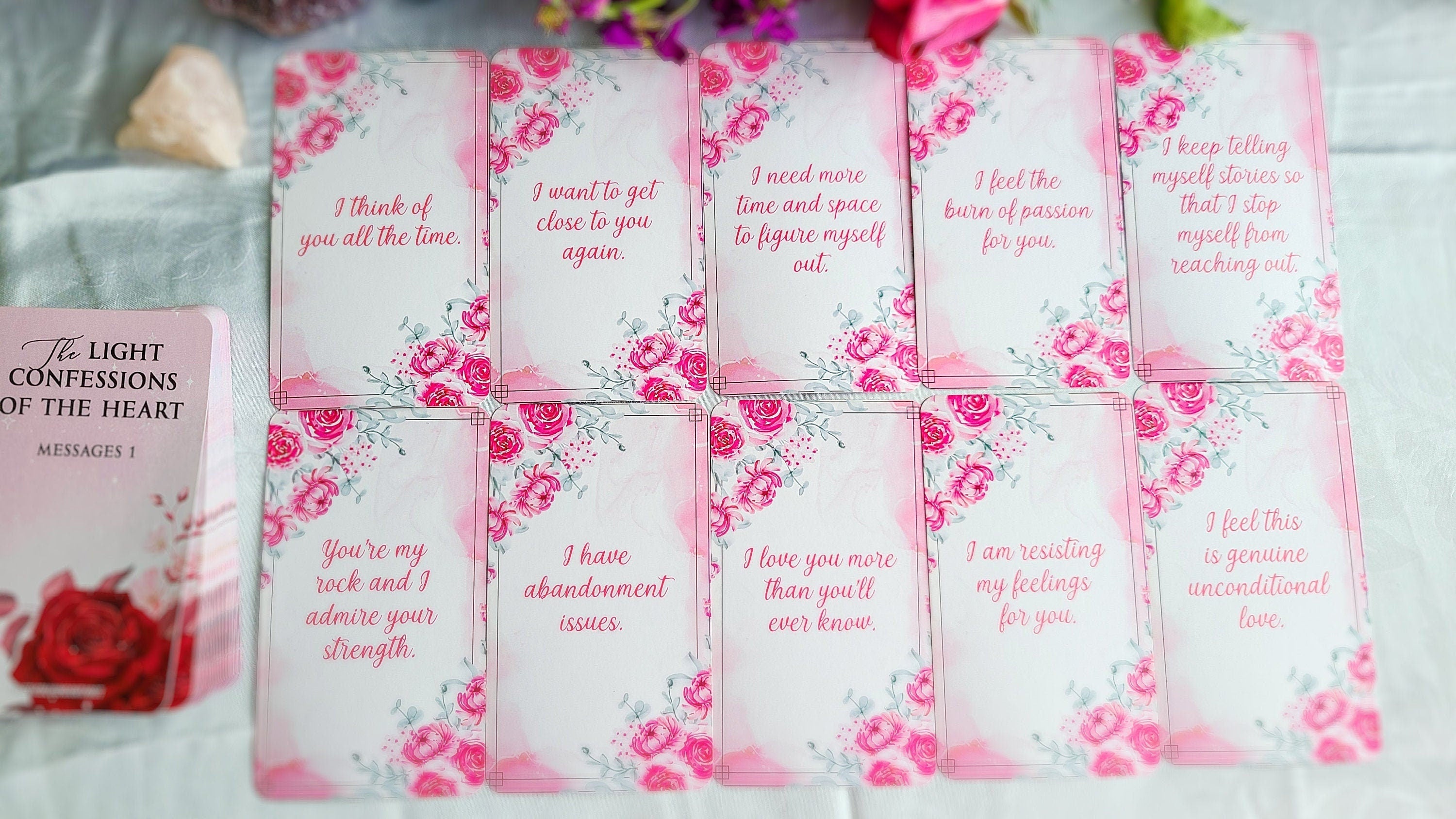 Confessions Of The Heart Messages Oracle Deck Twin Flame Deck Love Oracle Cards Tarot Deck Messages Deck
