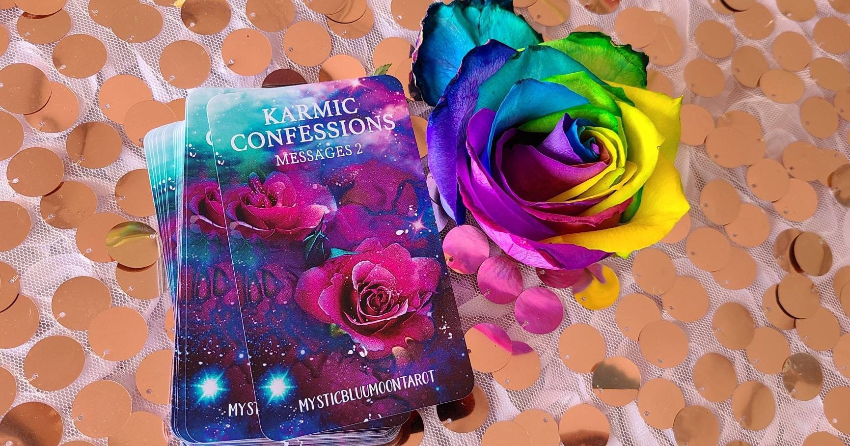 KARMIC Confessions 2 Oracle Deck Tarot Deck Twin Flame Love Messages