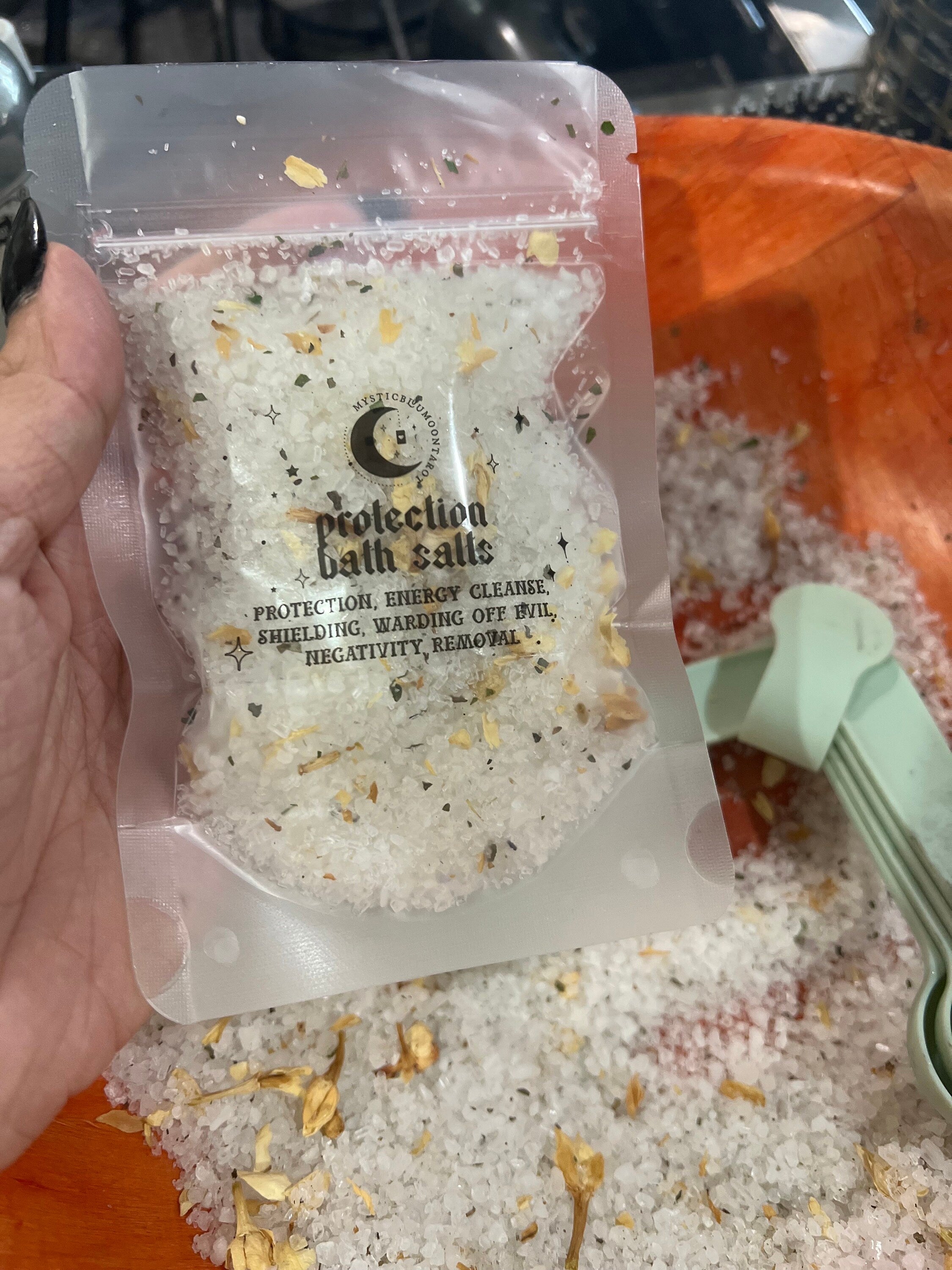 Protection Spell Energy Cleansing Ritual Bath Protection Shield Ward Off Evil Removal and Energize Your Aura Spiritual Bath