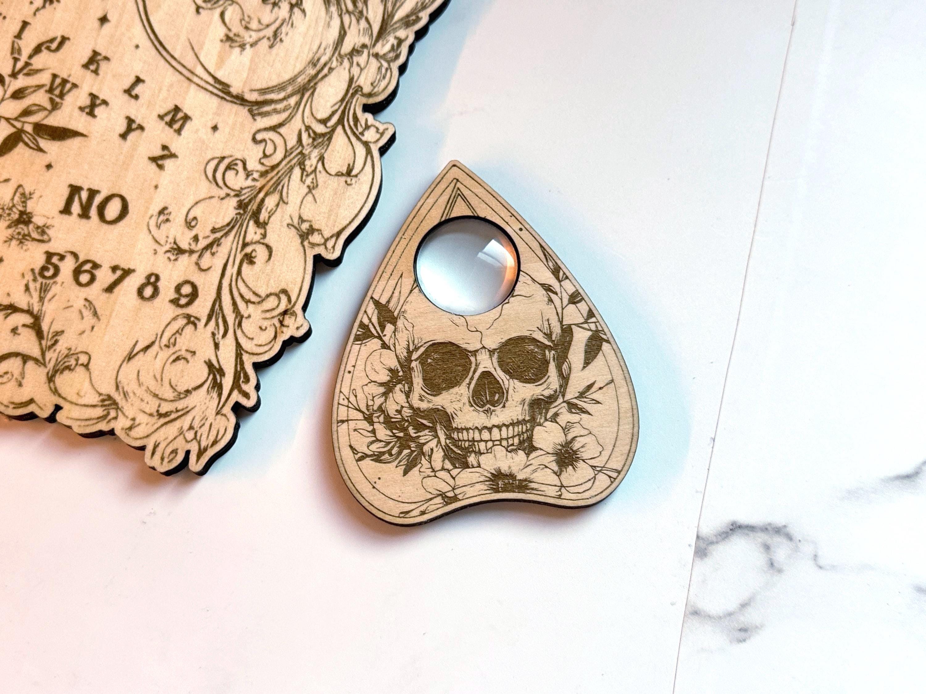 Skull Spirit Board: Blessed Ouija Divination Tool