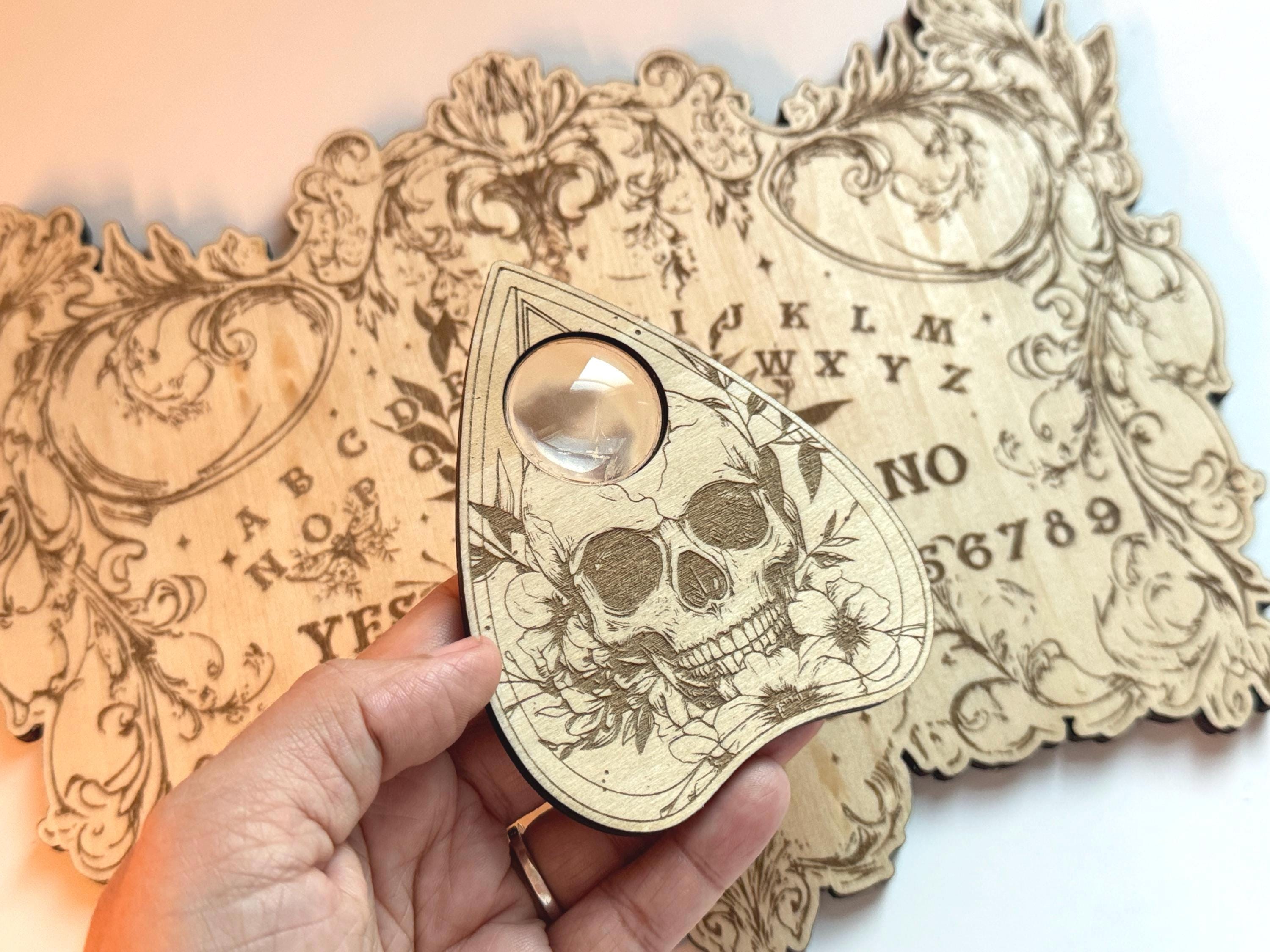 Skull Spirit Board: Blessed Ouija Divination Tool