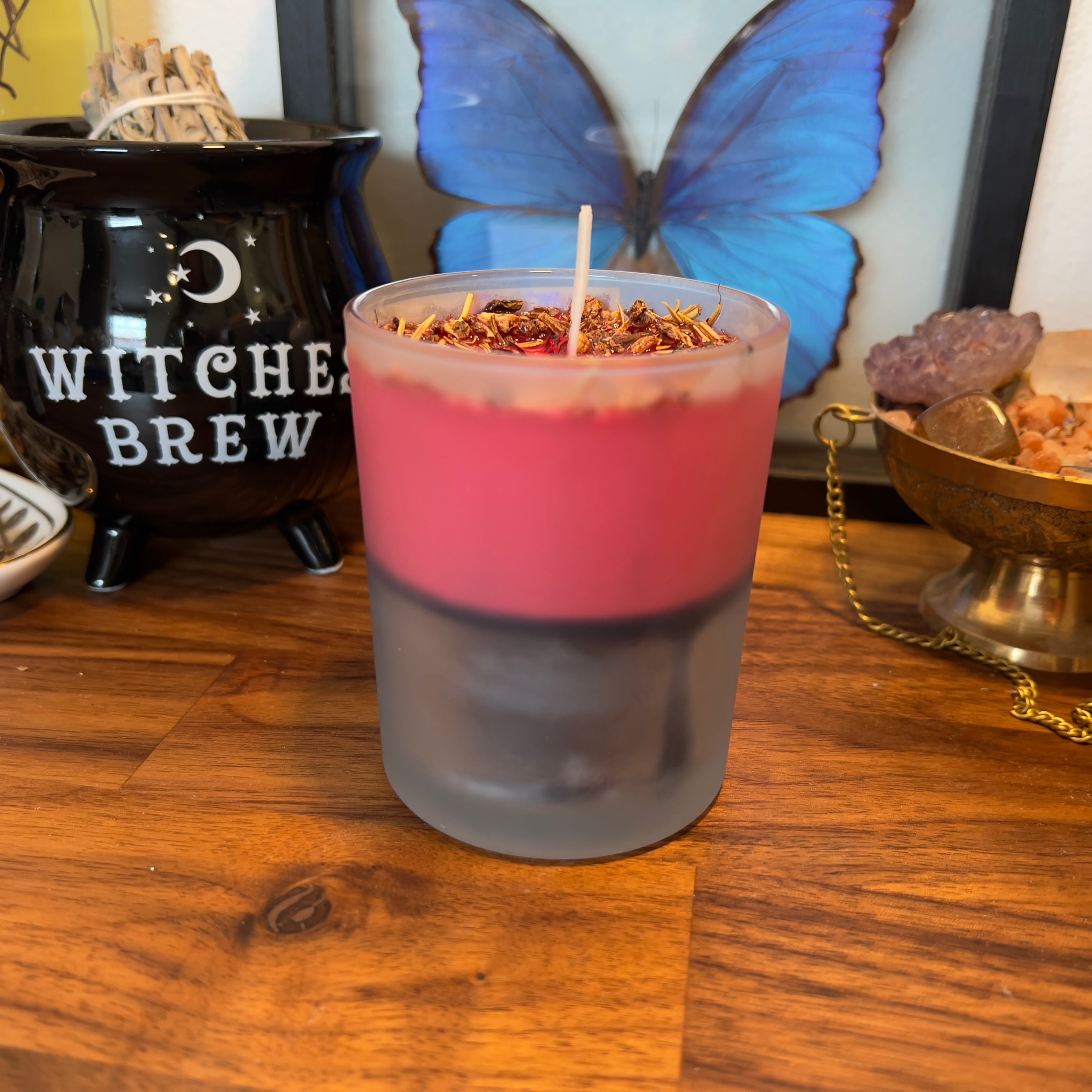 Reversal Fixed Candle - Return to Sender Ward Off Negativity Spiritual Candles - Witchcraft Oil, Spell Candle, Witch Tools, Crystal Infused