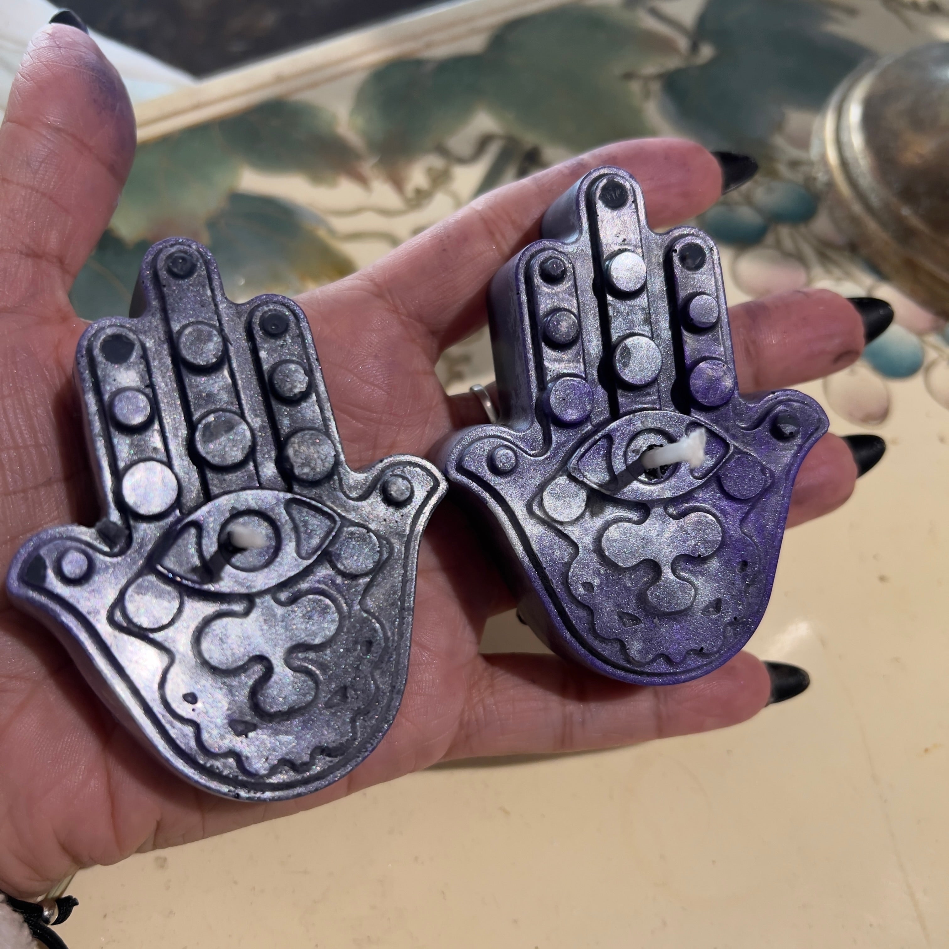 Protection Ritual Candle - Protection From Evil Eye Negativity Curses Hexes Spell