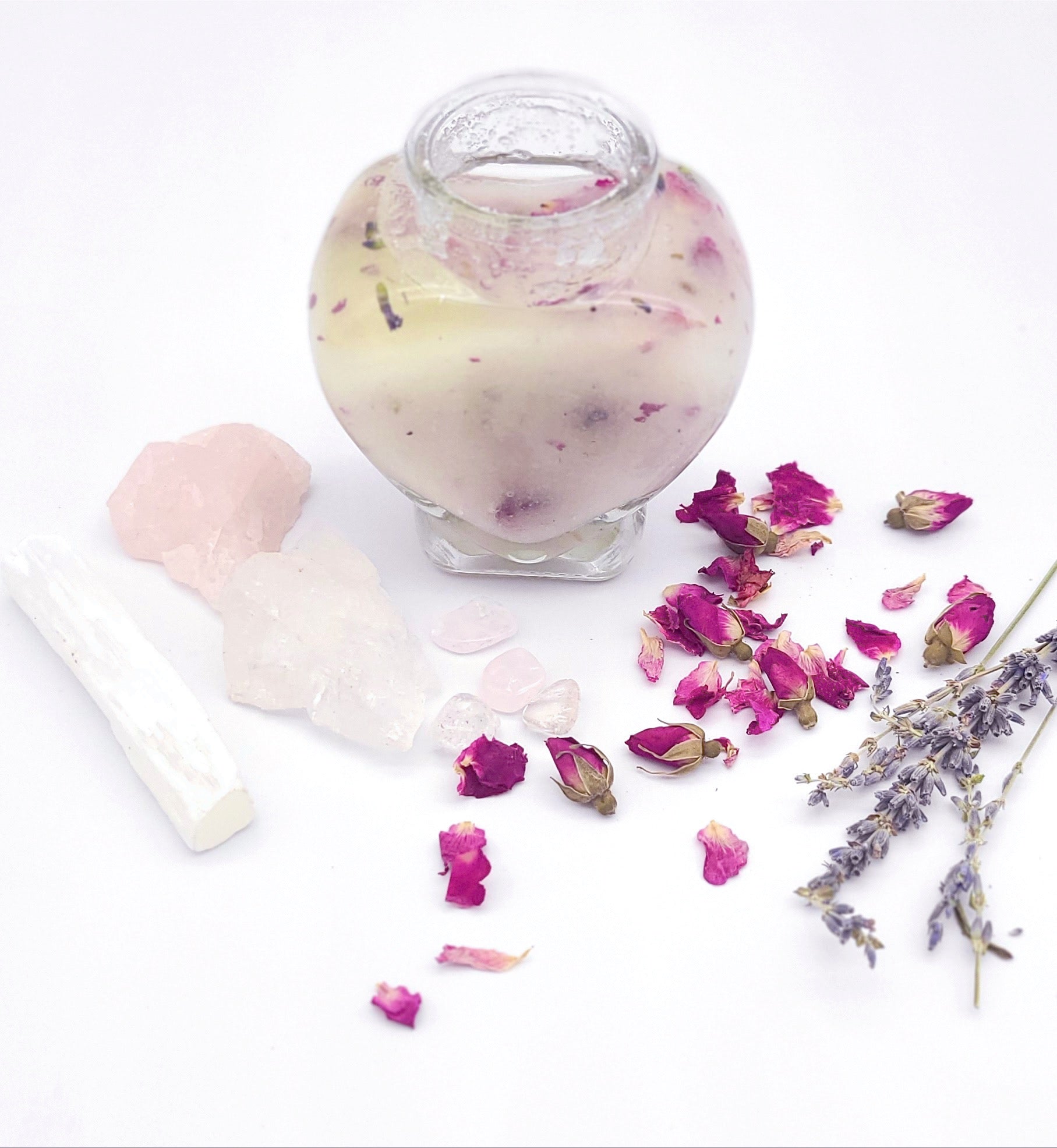 Self Love spell Body Sugar Scrub - Healing Raising Vibrational Love