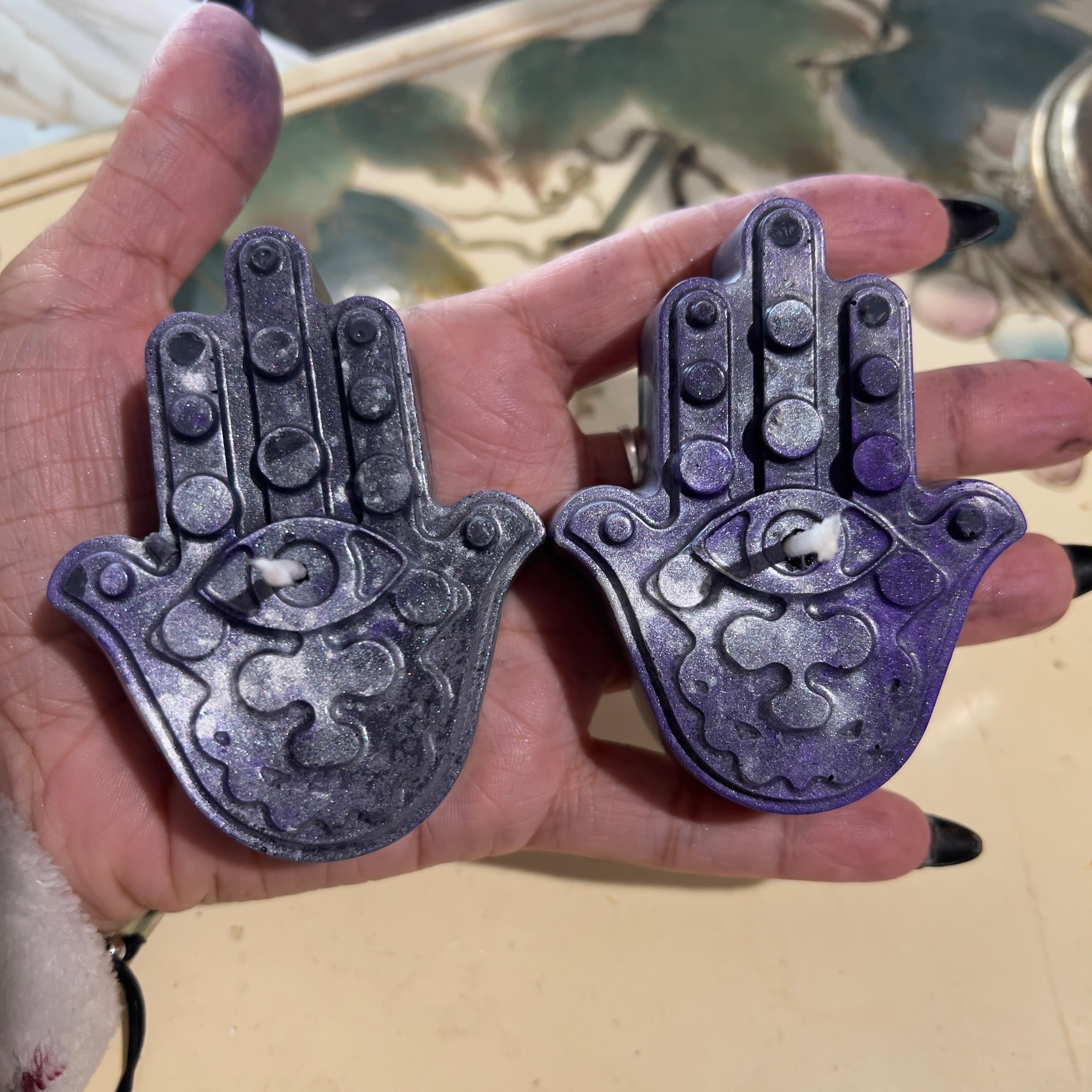 Protection Ritual Candle - Protection From Evil Eye Negativity Curses Hexes Spell