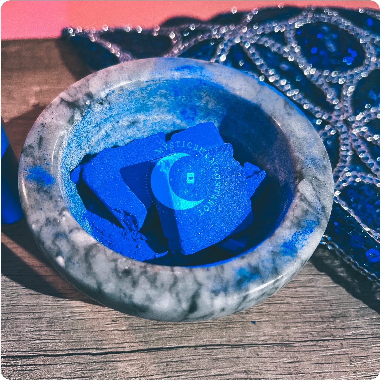 Anil Powder Corked Vial | Powerful Cleansing Powder | Handmade - MysticBluuMoonTarot