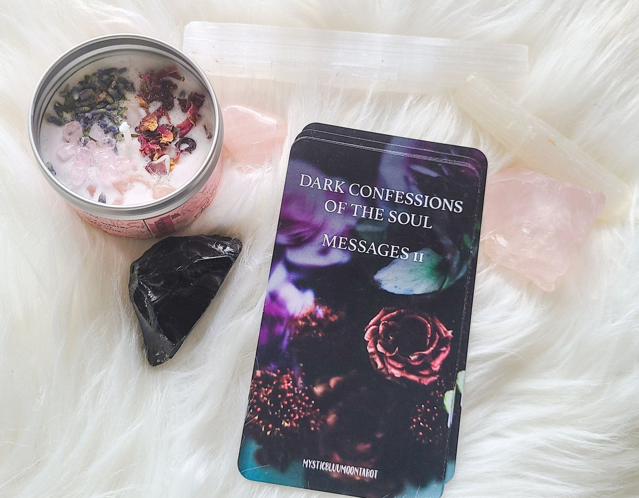Dark Confessions Of The Soul 2 Oracle Deck Twin Flame Deck Soul Mate Tarot Deck Messages Deck - MysticBluuMoonTarot