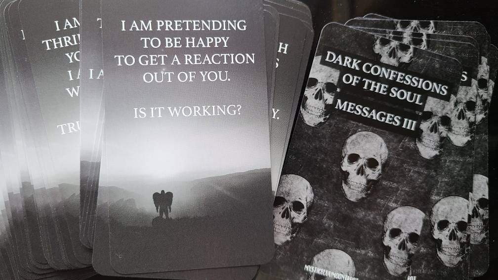 Dark Confessions Of The Soul Messages 3 Oracle Deck - MysticBluuMoonTarot