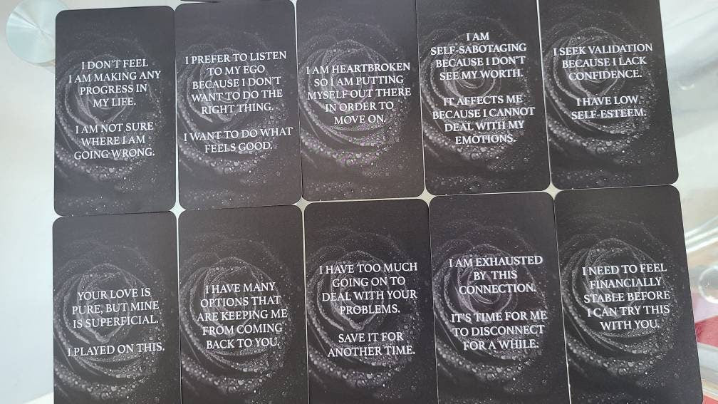 Dark Confessions Of The Soul Messages 4 Oracle Deck - MysticBluuMoonTarot