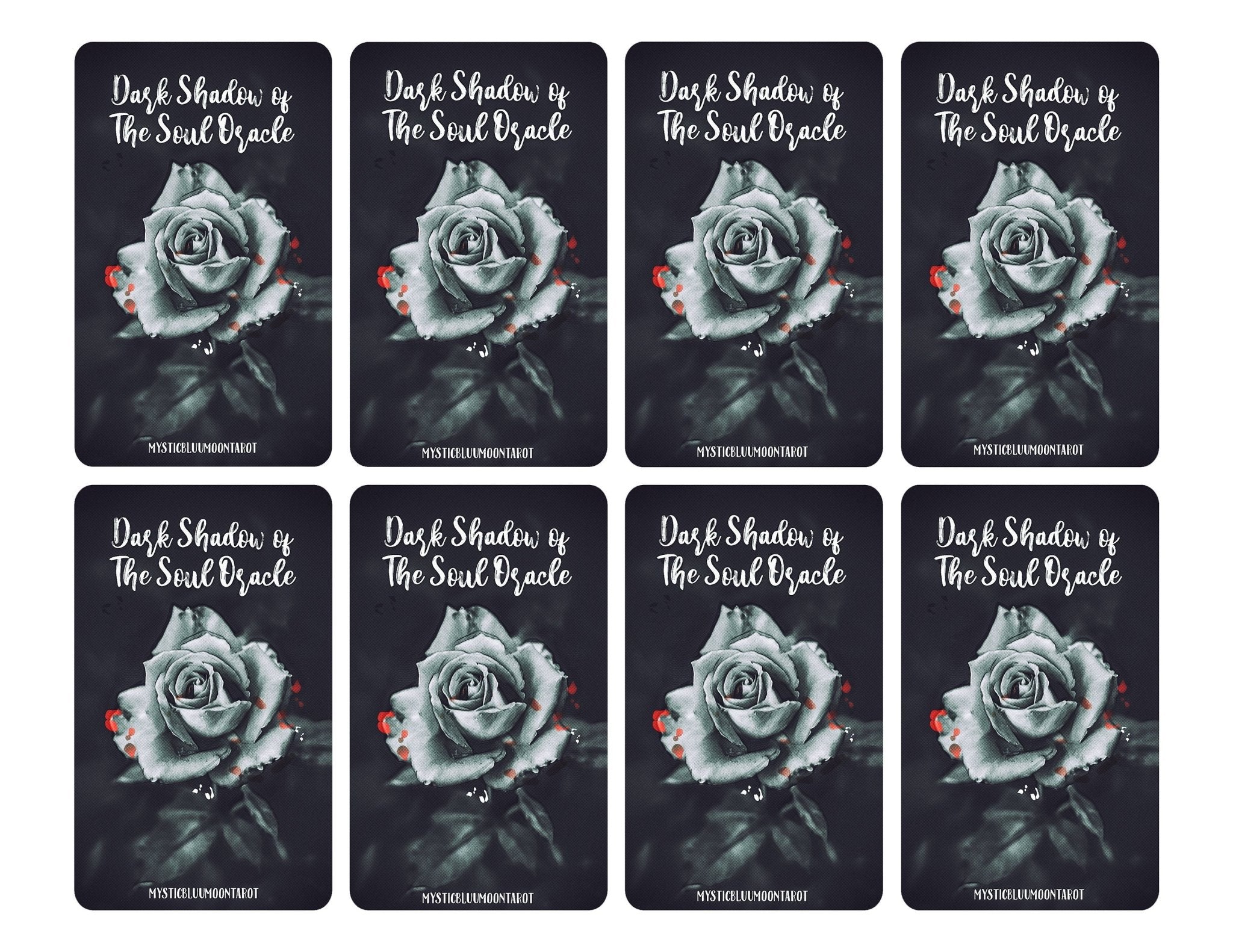 Dark Shadow Of The Soul Oracle Deck | Digital | INSTANT DOWNLOAD - MysticBluuMoonTarot