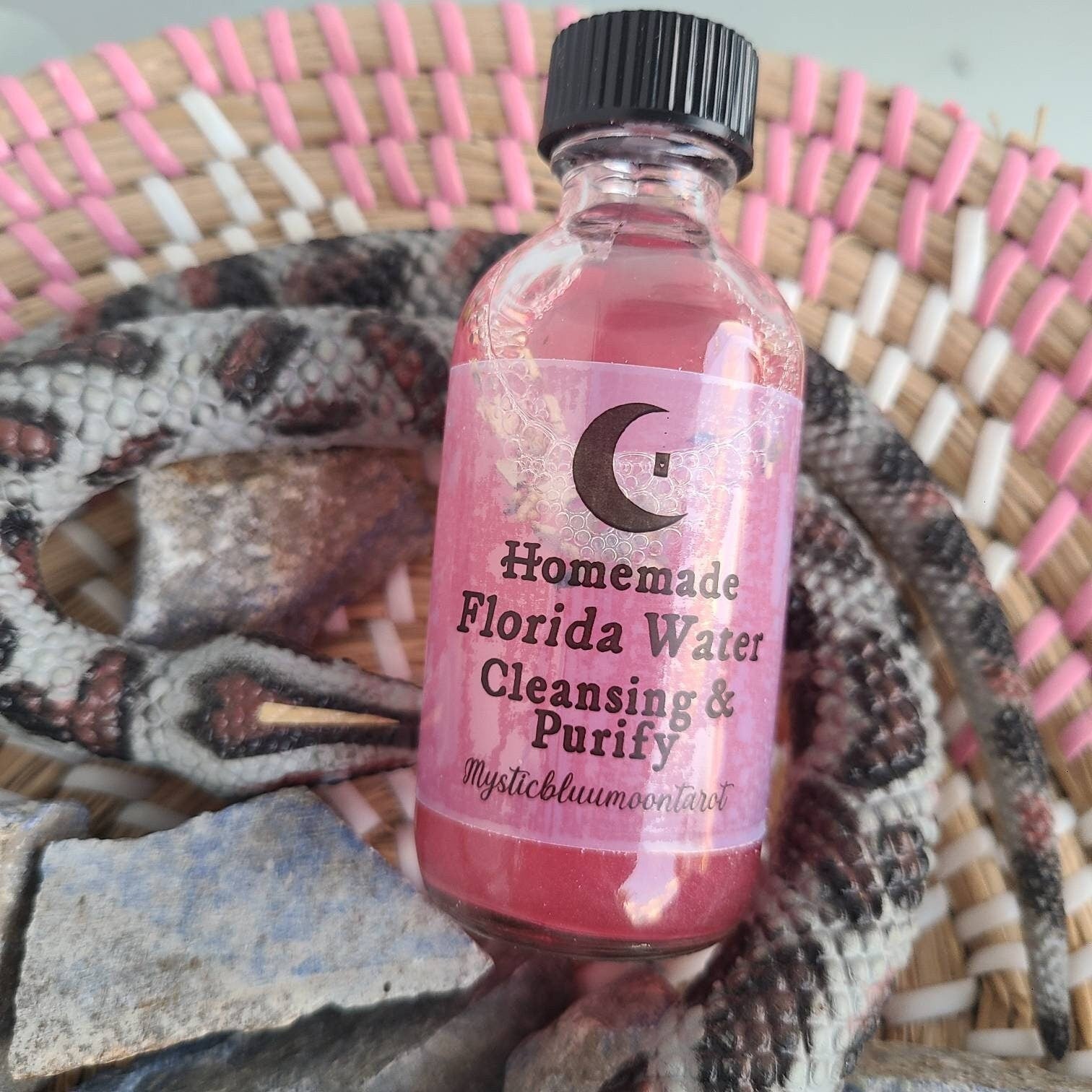 Florida Water Spray Cologne - 2oz Blessed Cleansing Water Purify Dark Energies Spiritual Bath - MysticBluuMoonTarot