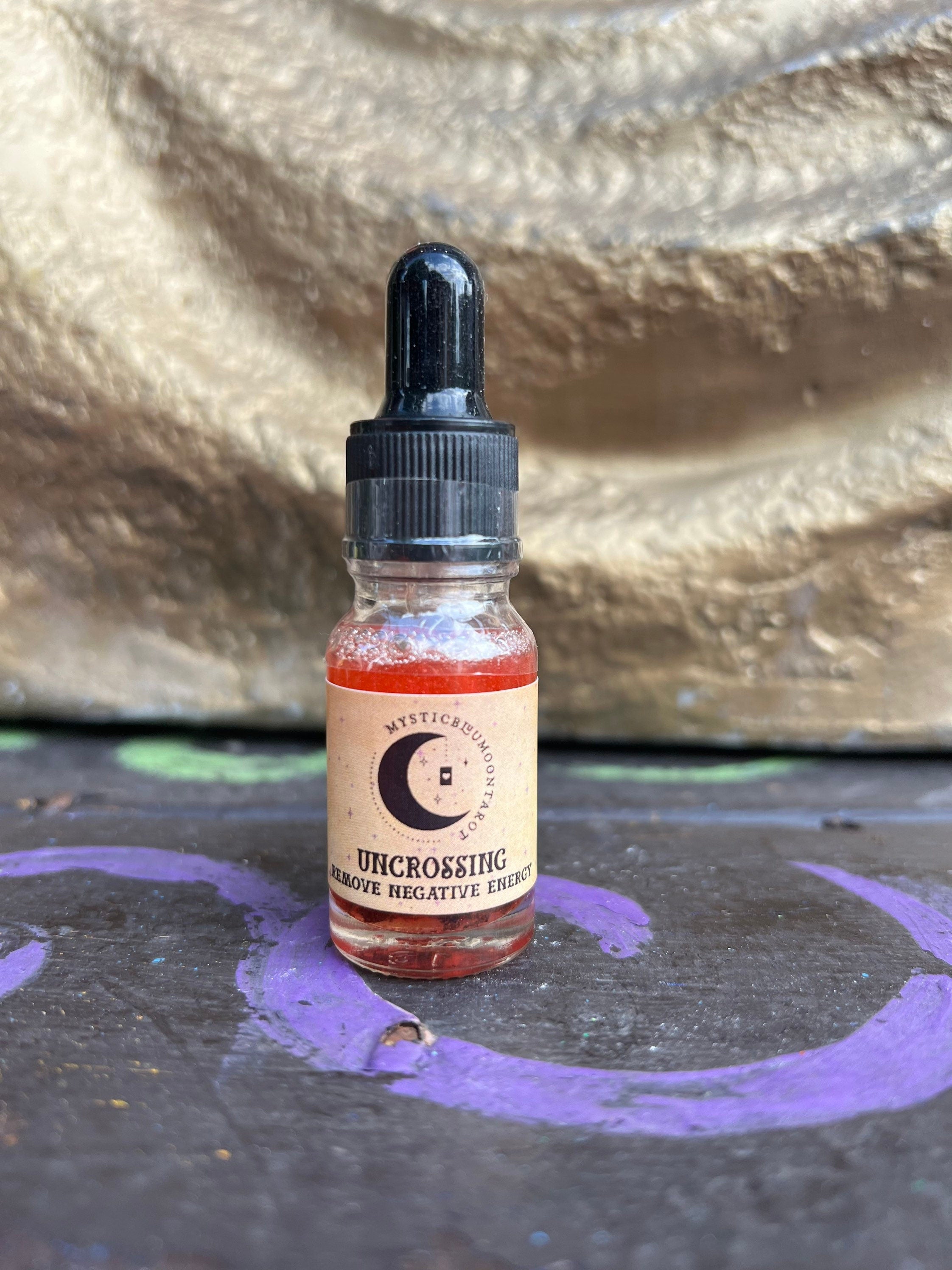 Uncrossing Conjure Oil Ritual Oil 10ml Witchcraft Santeria Remove Bad Luck - Mysticbluumoontarot
