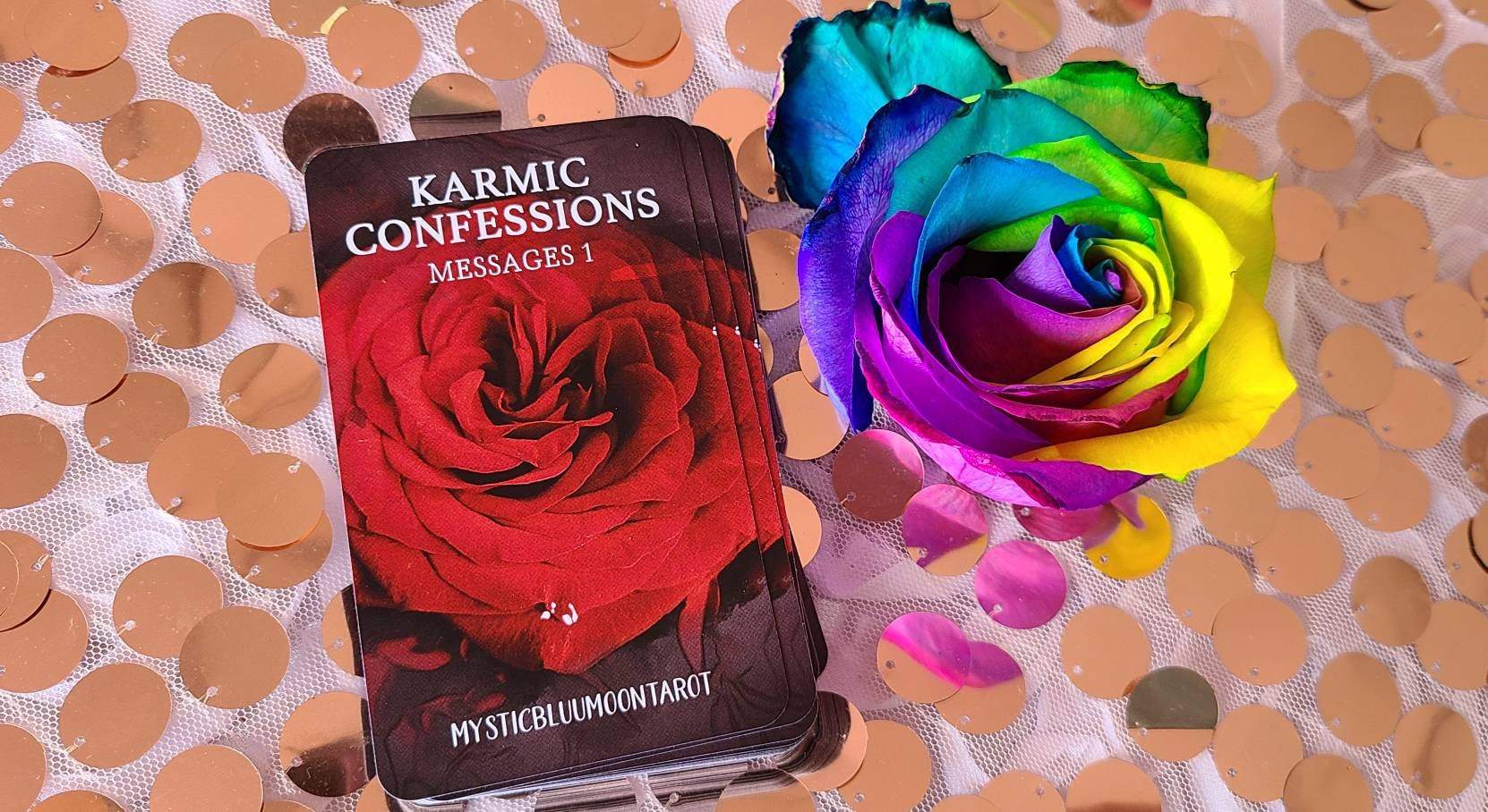 Karmic Confessions Messages 1 Oracle Deck Tarot Cards Messages From The Other Woman Mysticbluumoontarot - MysticBluuMoonTarot