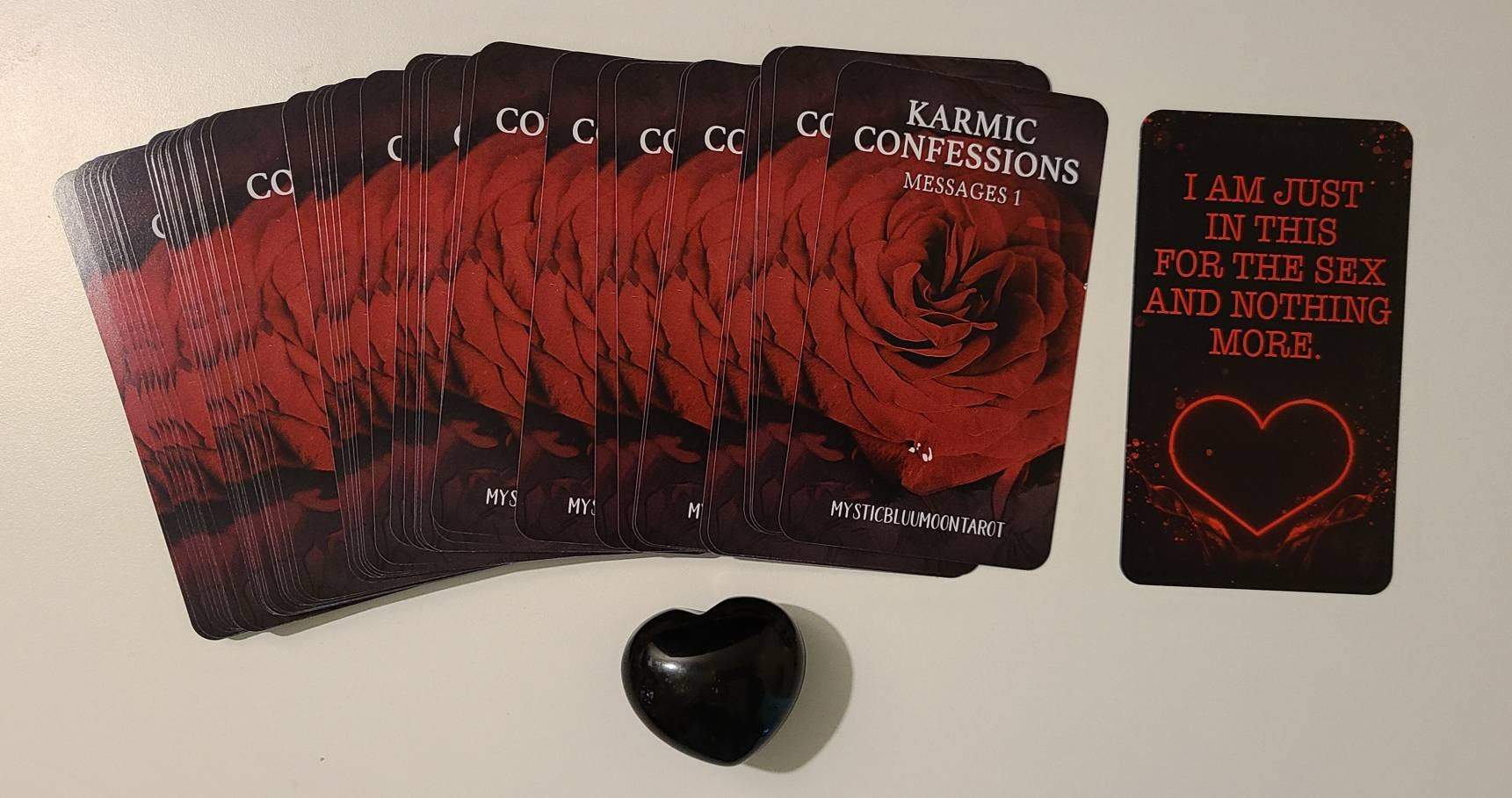 Karmic Confessions Messages 1 Oracle Deck Tarot Cards Messages From The Other Woman Mysticbluumoontarot - MysticBluuMoonTarot