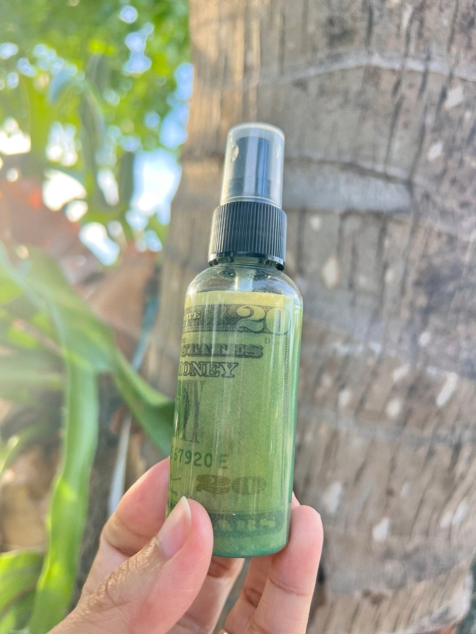 Money Spell Bottle Hand Sanitizer - Manifestation Intentions Protection Luck Spell Santeria Eleggua Blessings - MysticBluuMoonTarot