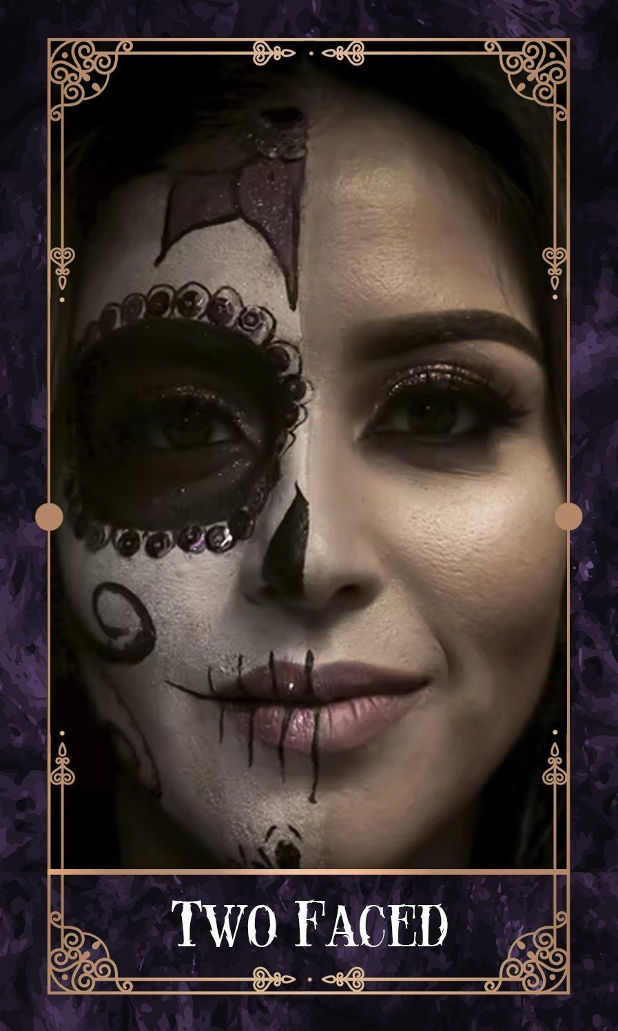 Mystic Flames Oracle Deck Physical Features Tarot Deck Oracle Card Love Gothic Style Traits - MysticBluuMoonTarot