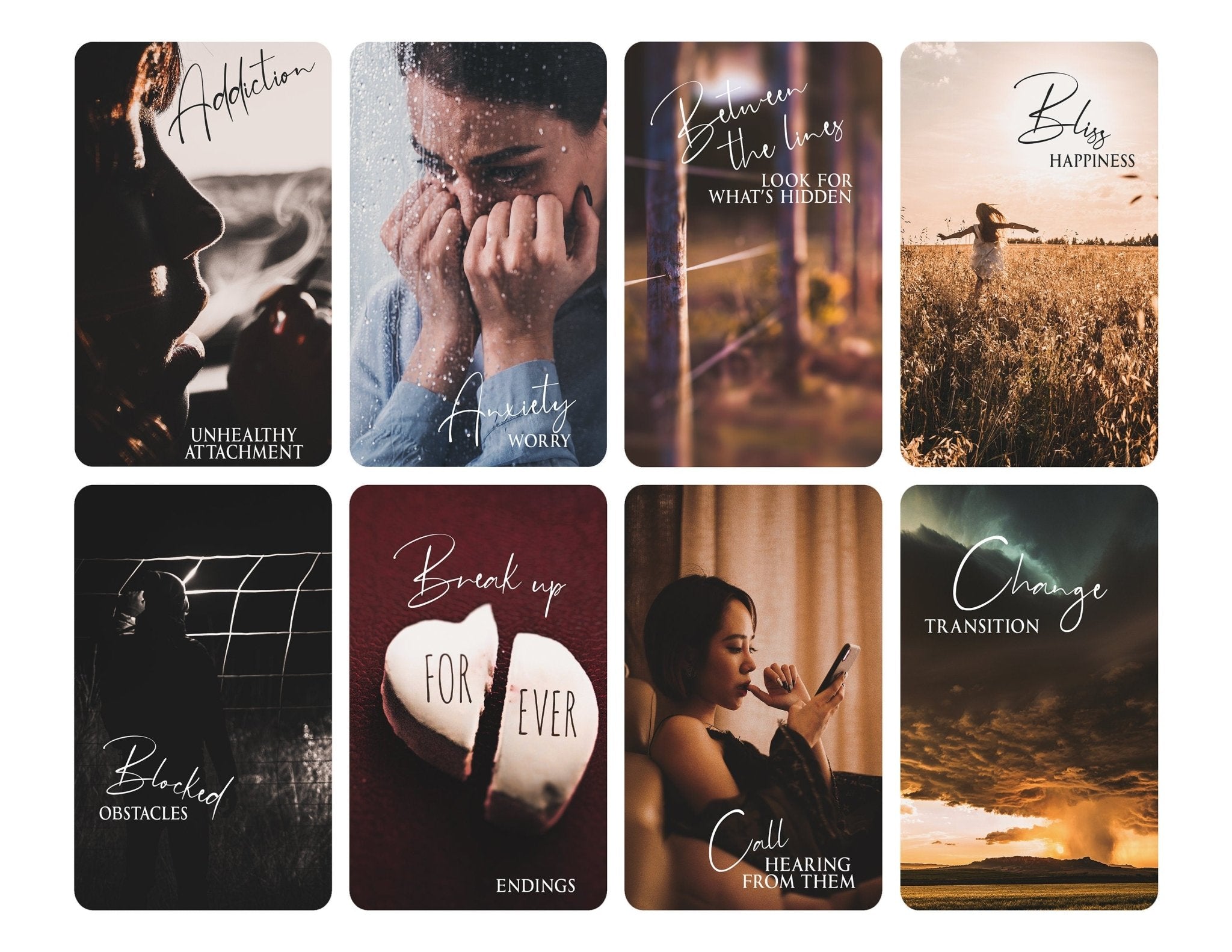 Mystic Love Oracle Printable Oracle Deck - Digital File 79 Cards - Twin Flame Deck - Tarot - INSTANT DOWNLOAD - MysticBluuMoonTarot