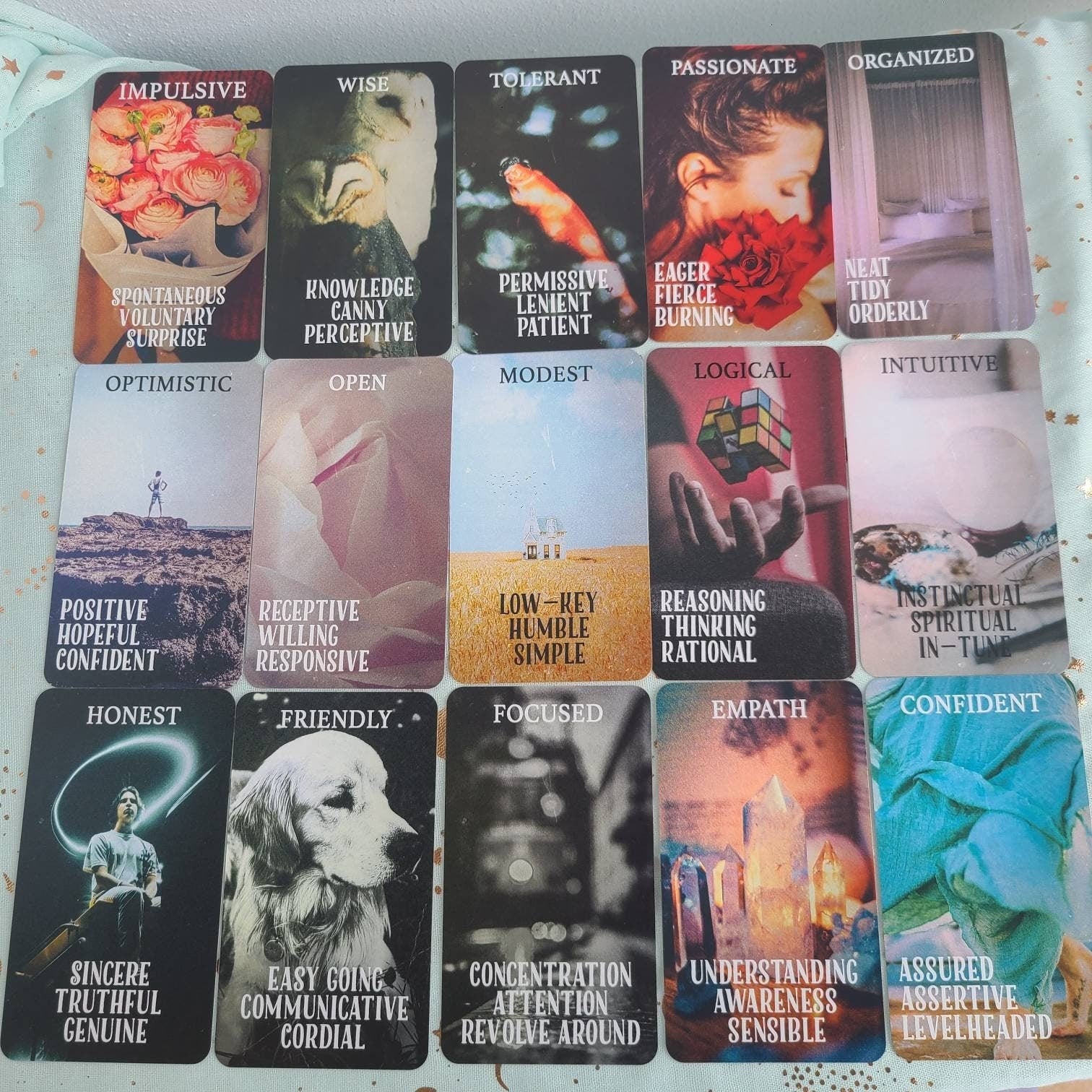 Mystic Souls Positive Personality Oracle Deck - MysticBluuMoonTarot