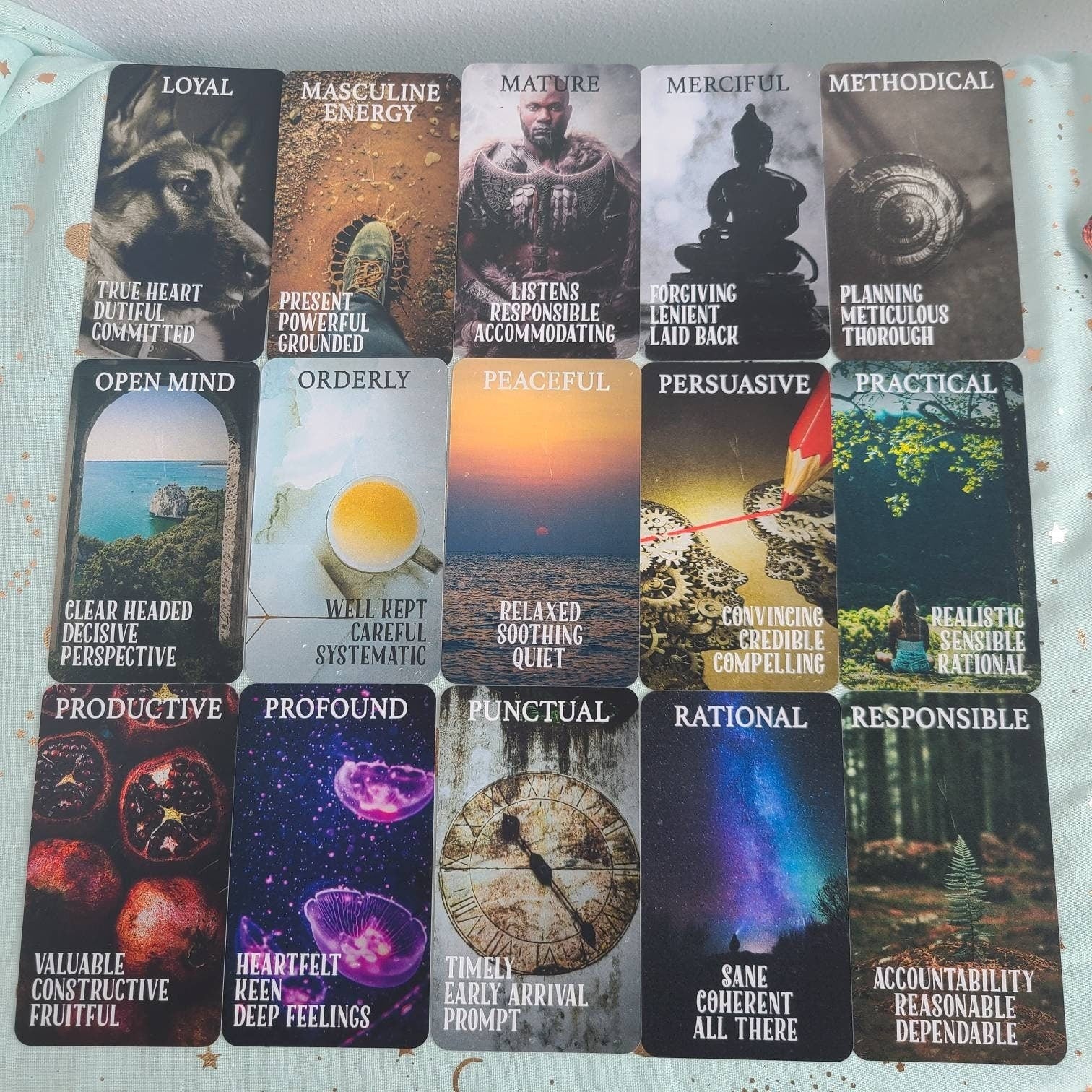 Mystic Souls Positive Personality Oracle Deck - MysticBluuMoonTarot