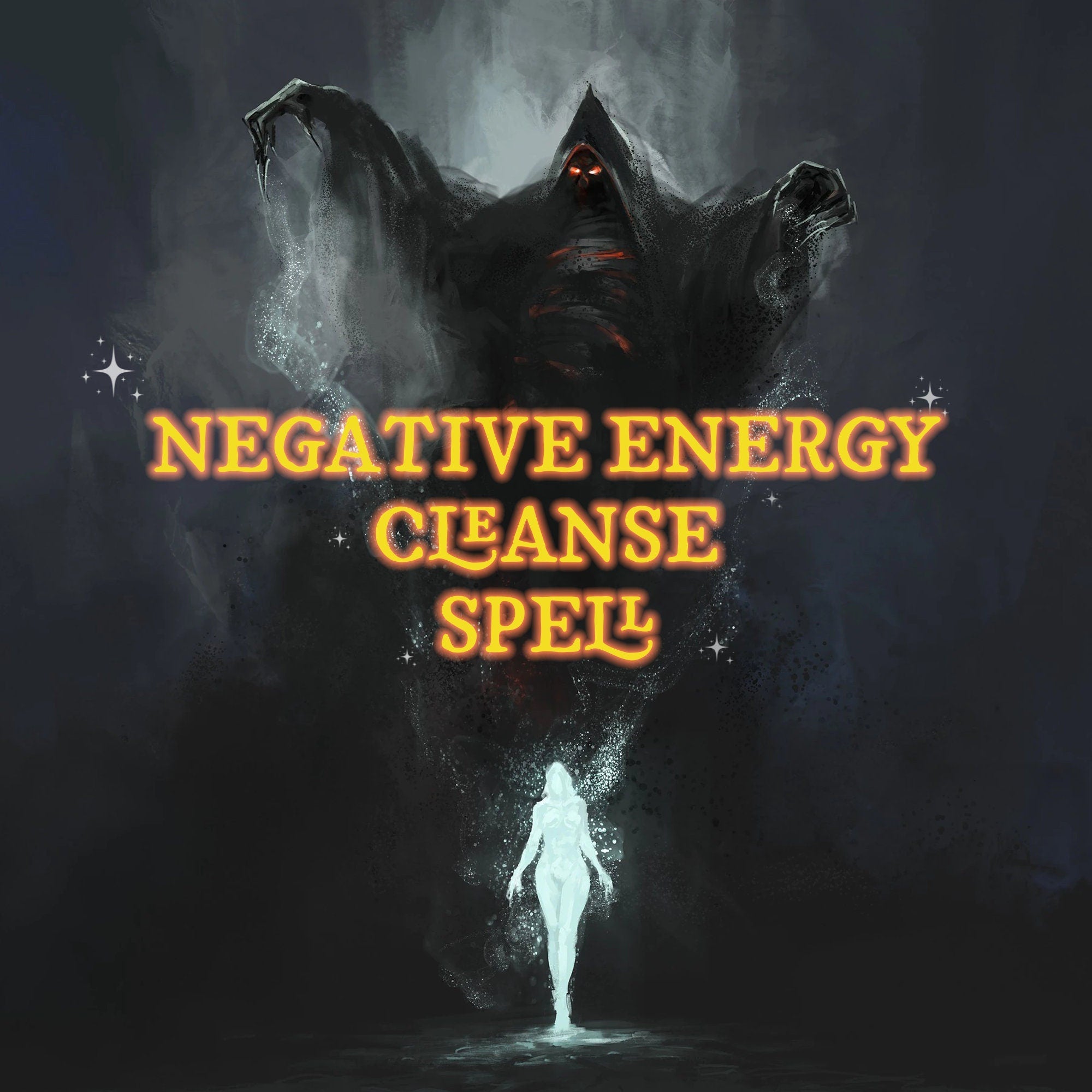 Negative Energy Cleanse Spell Powerful Hoodoo Cleanse Dark Energy Santeria Black Magic Removal - MysticBluuMoonTarot