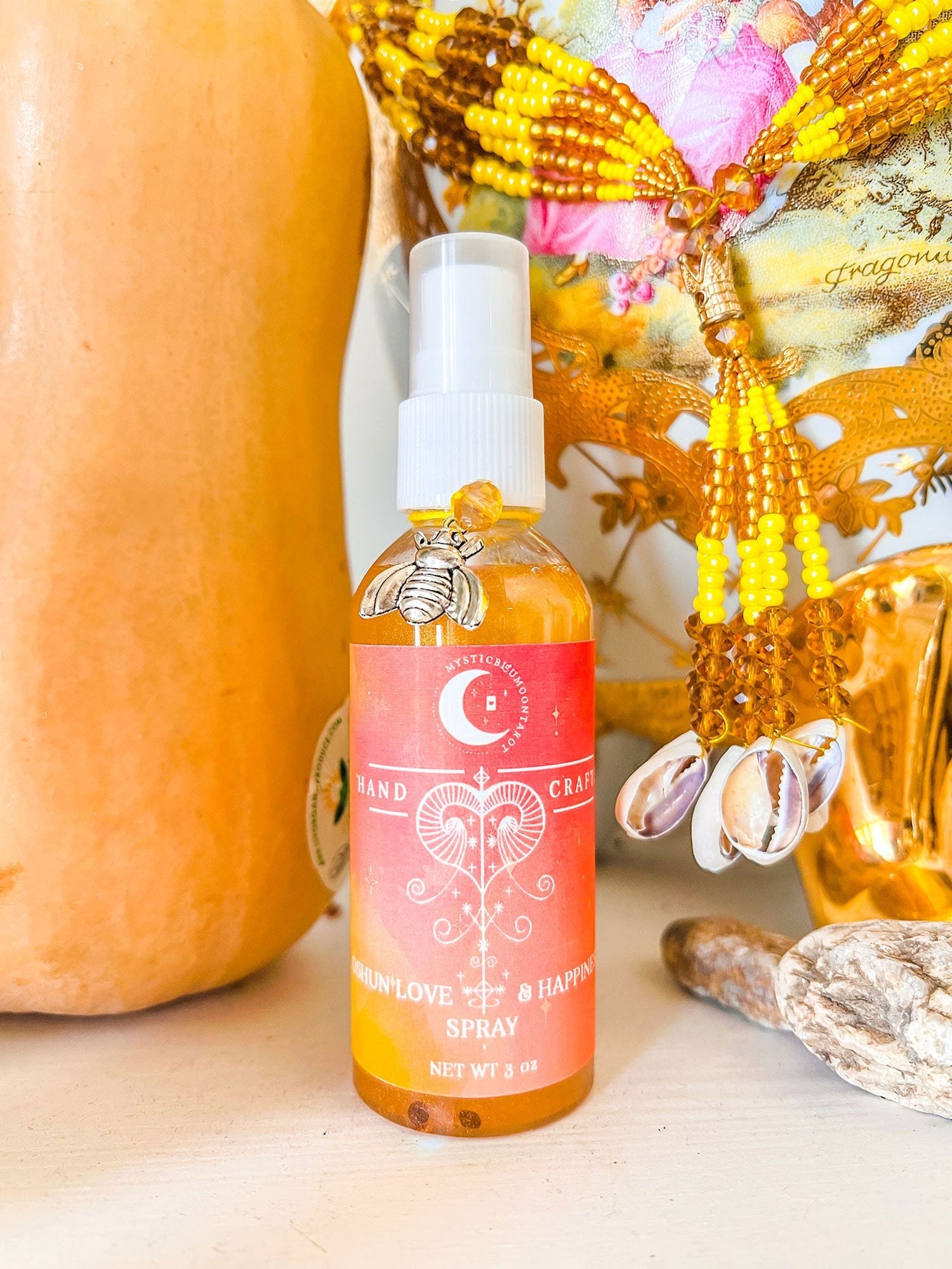 Oshun Smudge Spray Perfume | Love & Happiness Water Cleansing | Spiritual Spray - MysticBluuMoonTarot