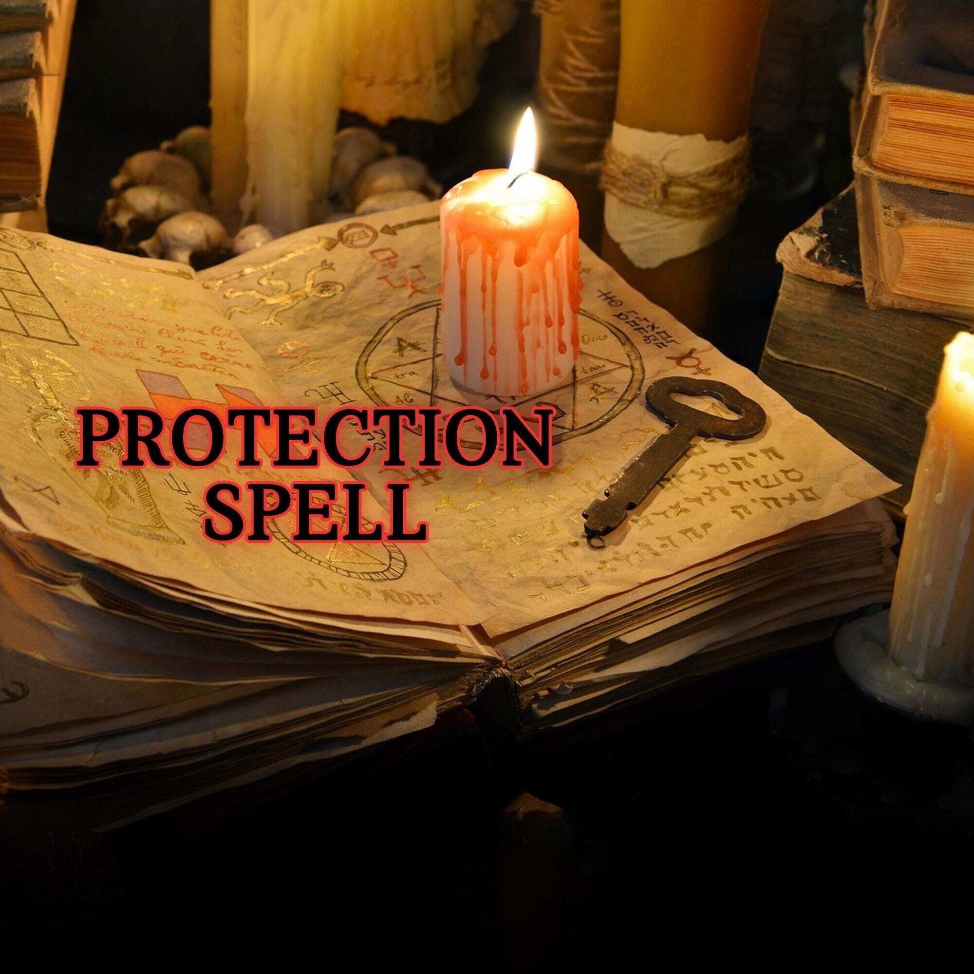 PROTECTION SPELL Powerful Hoodoo Angelic Energy Protect From Curses Hexes Negativity Witchcraft Voodoo Black Magic - MysticBluuMoonTarot