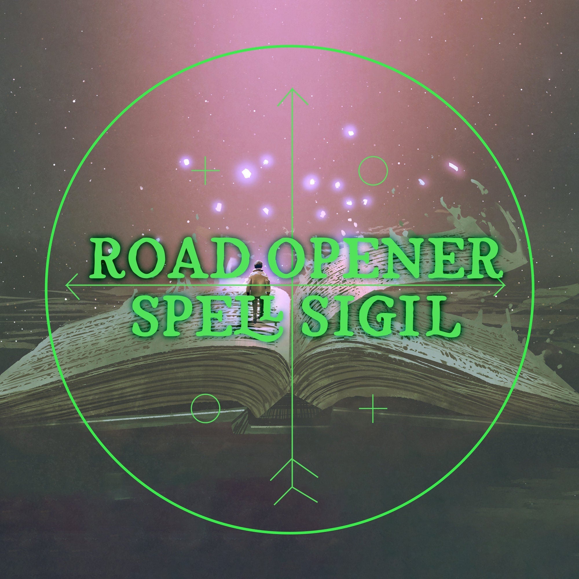 Road Opener Spell Sigil | Digital | Opportunities | INSTANT DOWNLOAD - MysticBluuMoonTarot