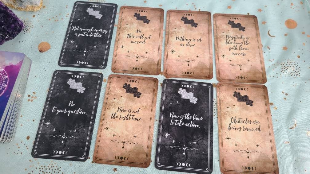 Spells Oracle Deck Mystic Witch Twin Flame Deck Love Oracle Deck Messages Situations Deck Card Deck - MysticBluuMoonTarot