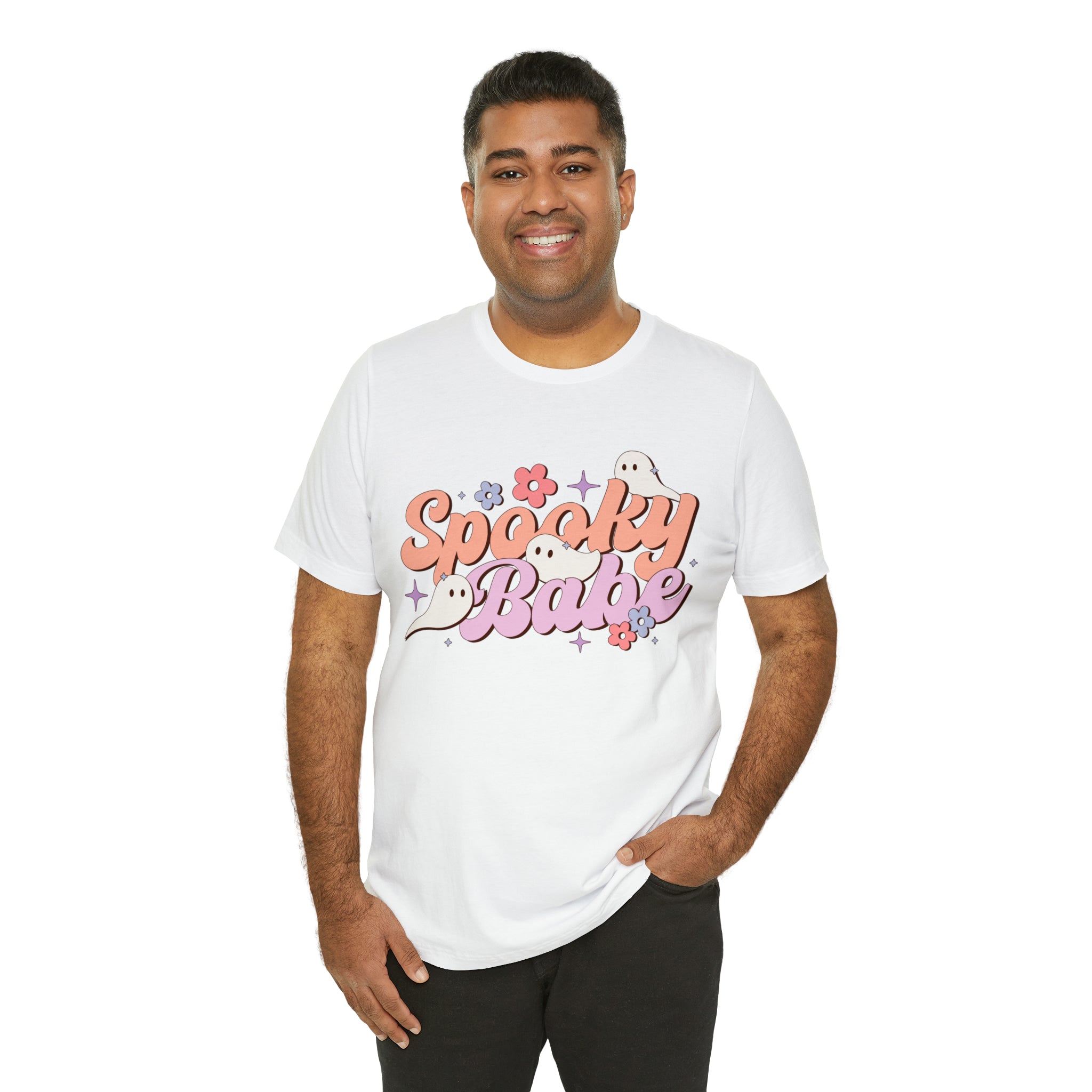 Retro Spooky Babe Ghosts T-Shirt Halloween