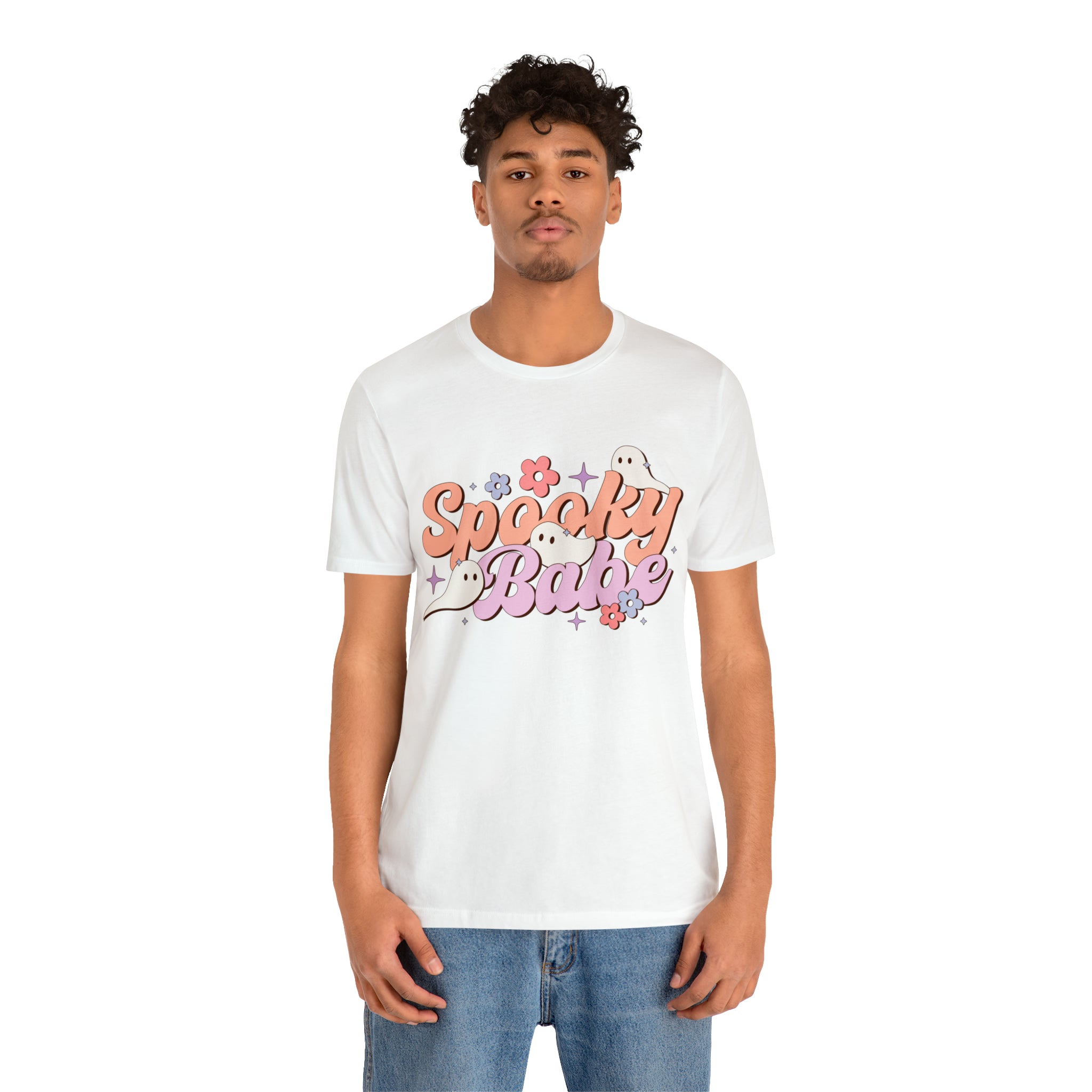 Retro Spooky Babe Ghosts T-Shirt Halloween