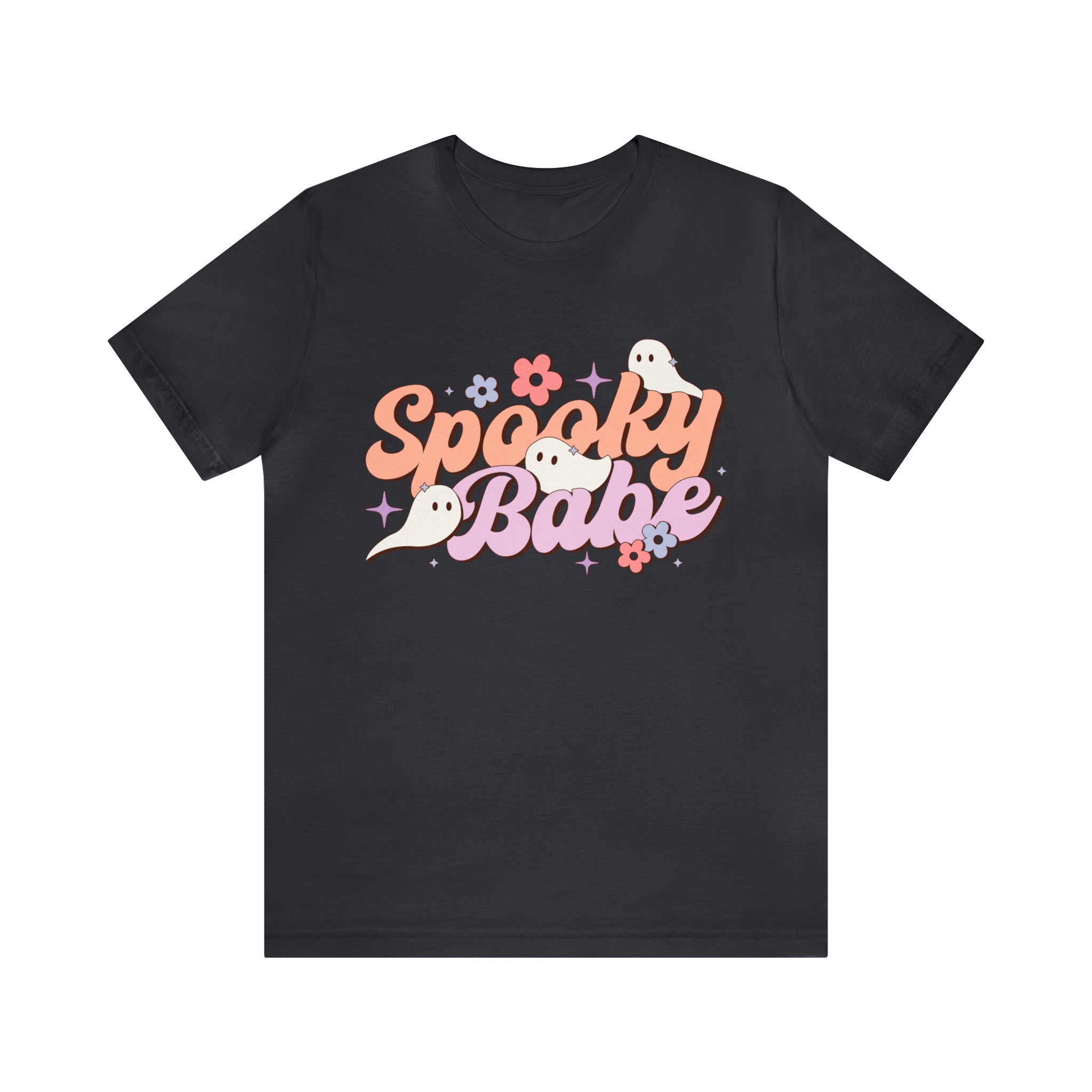 Retro Spooky Babe Ghosts T-Shirt Halloween