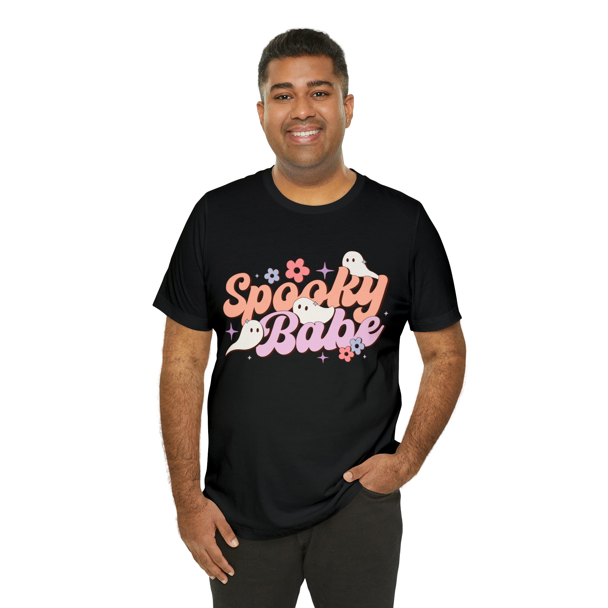 Retro Spooky Babe Ghosts T-Shirt Halloween