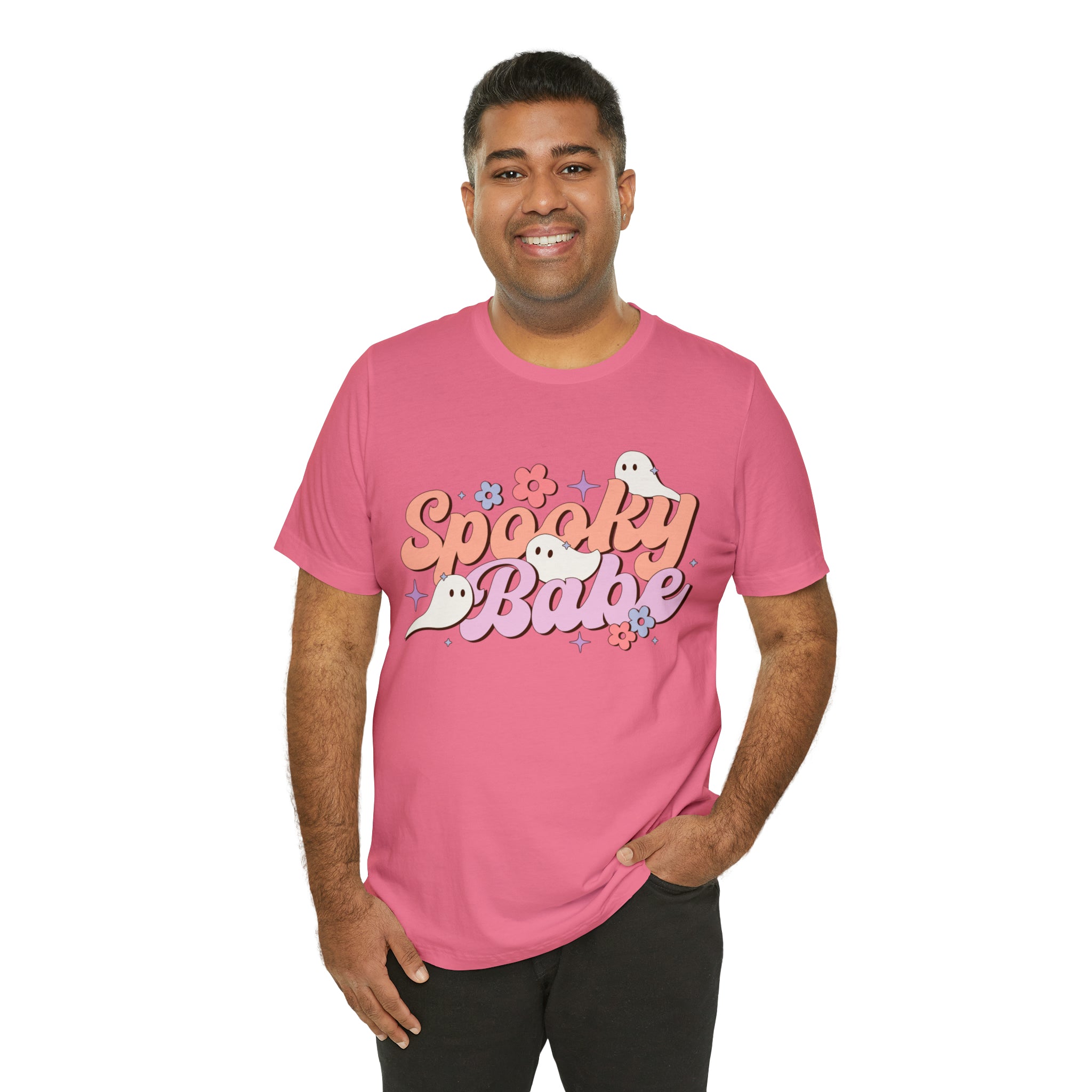 Retro Spooky Babe Ghosts T-Shirt Halloween