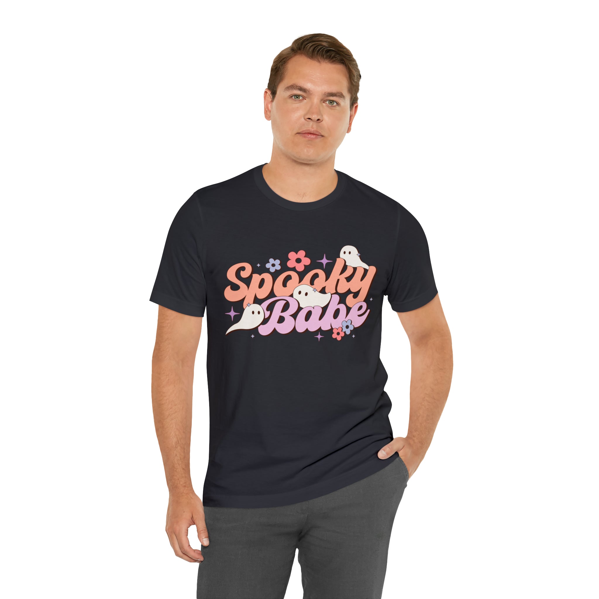 Retro Spooky Babe Ghosts T-Shirt Halloween