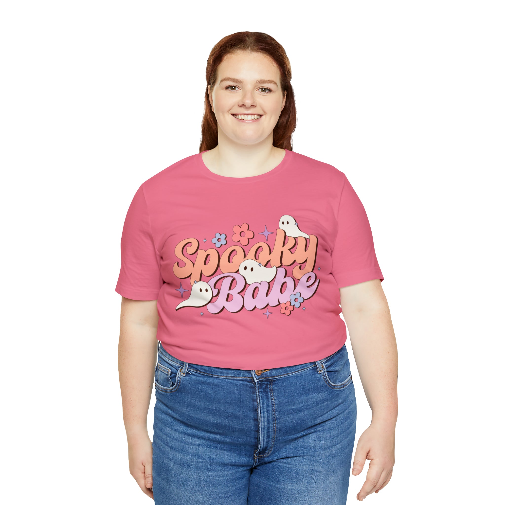 Retro Spooky Babe Ghosts T-Shirt Halloween