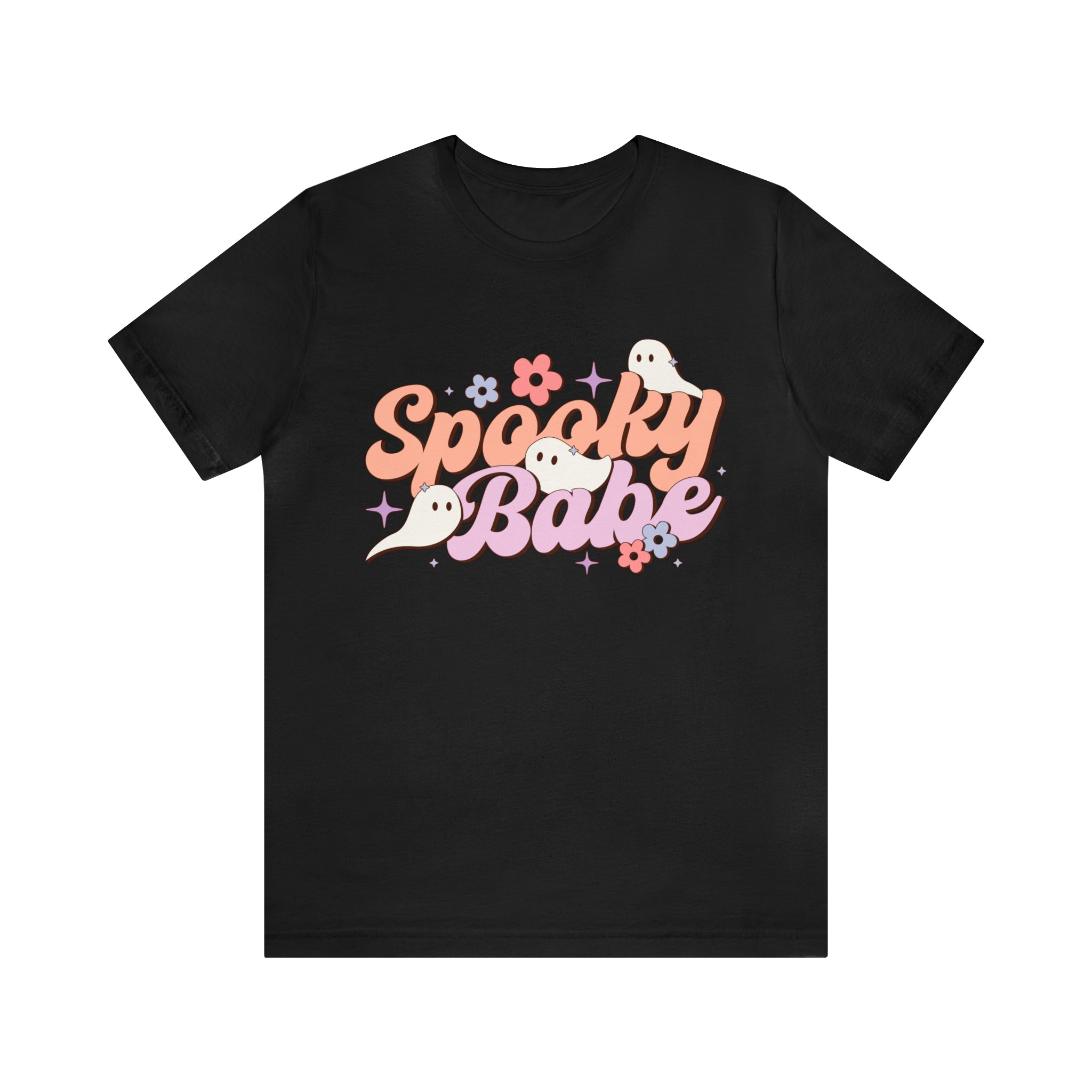 Retro Spooky Babe Ghosts T-Shirt Halloween