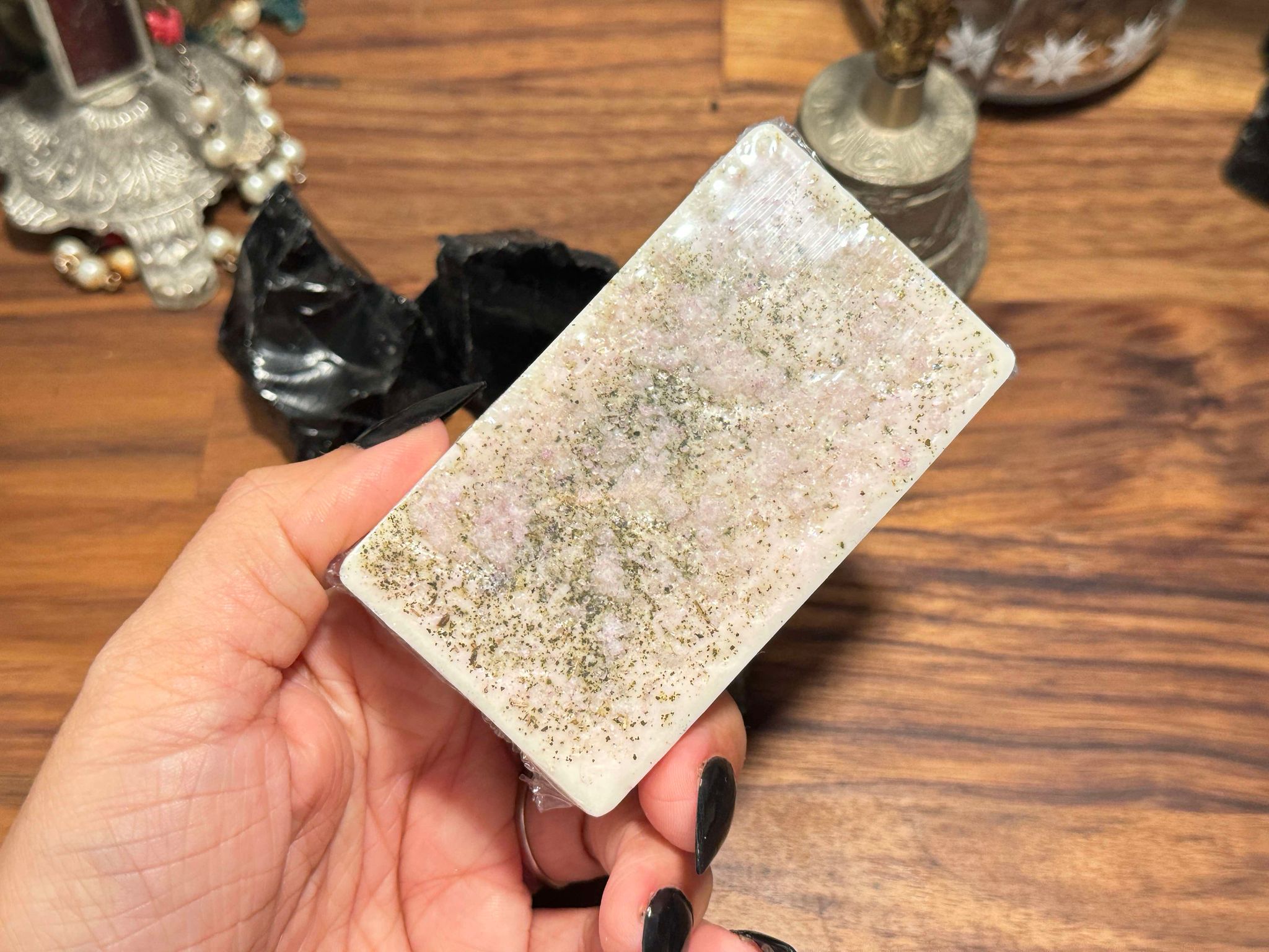 Aura Cleansing Spell Soap | Homemade Goat Milk Soap Organic Natural | Cleanse and Balance Your Aura |  | Metaphysical Witchcraft Soap