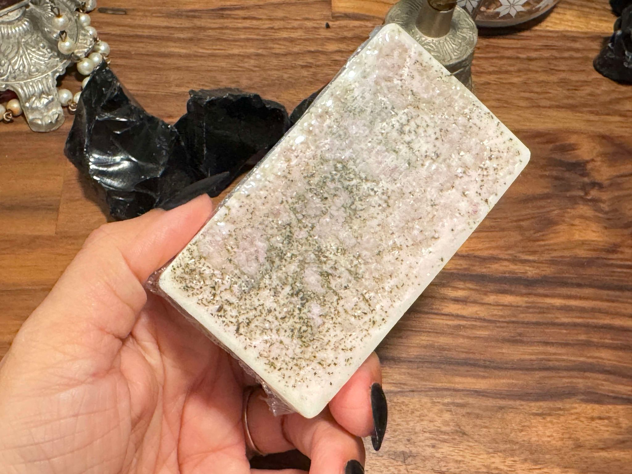 Aura Cleansing Spell Soap | Homemade Goat Milk Soap Organic Natural | Cleanse and Balance Your Aura |  | Metaphysical Witchcraft Soap