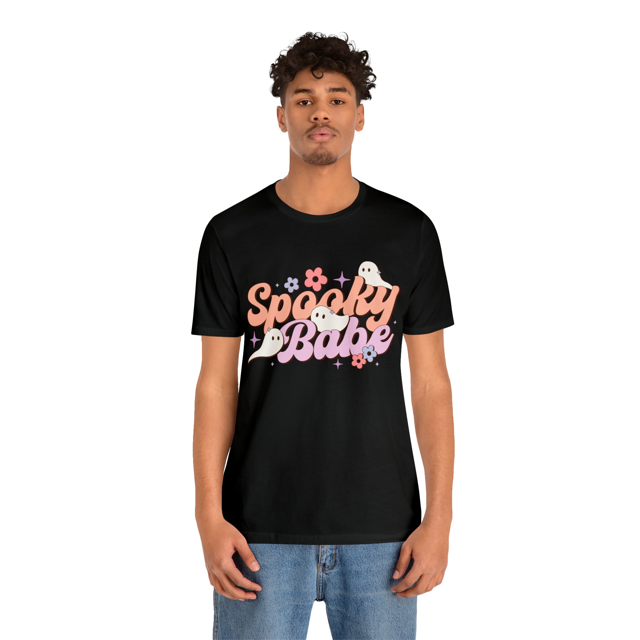 Retro Spooky Babe Ghosts T-Shirt Halloween