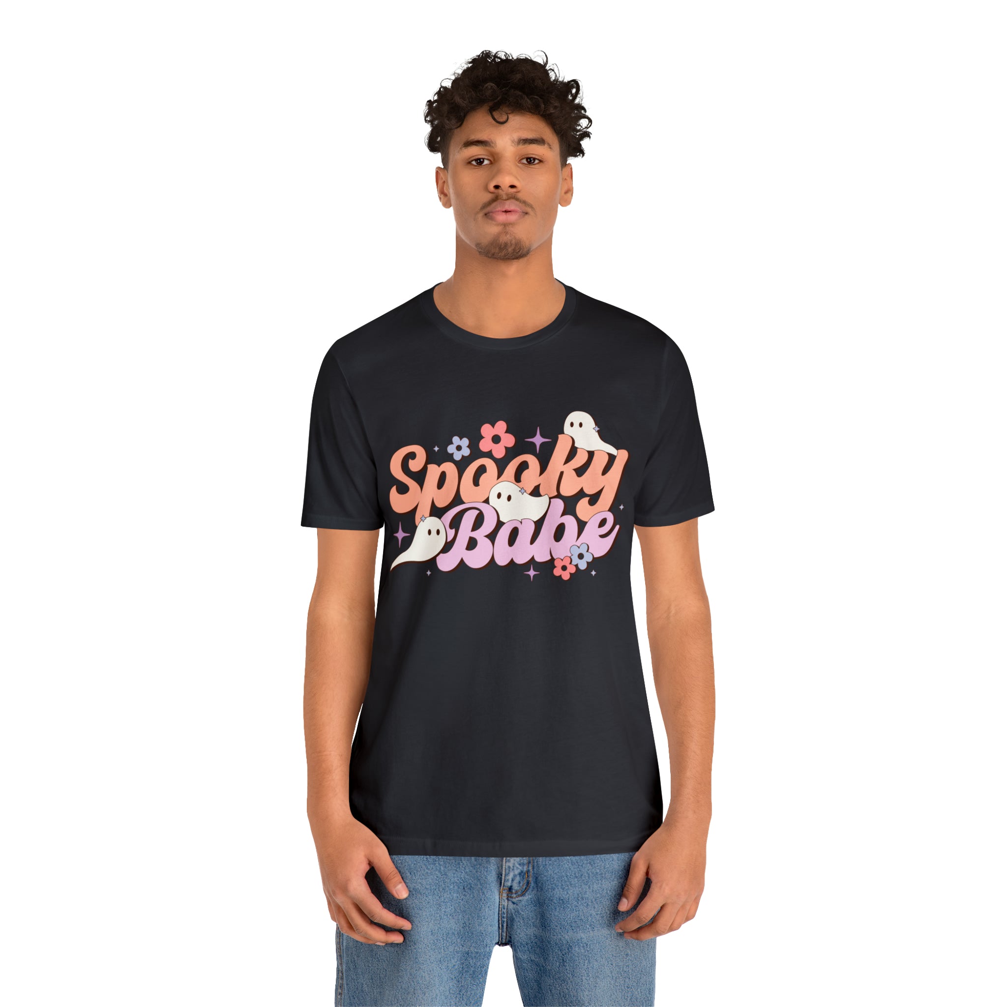 Retro Spooky Babe Ghosts T-Shirt Halloween