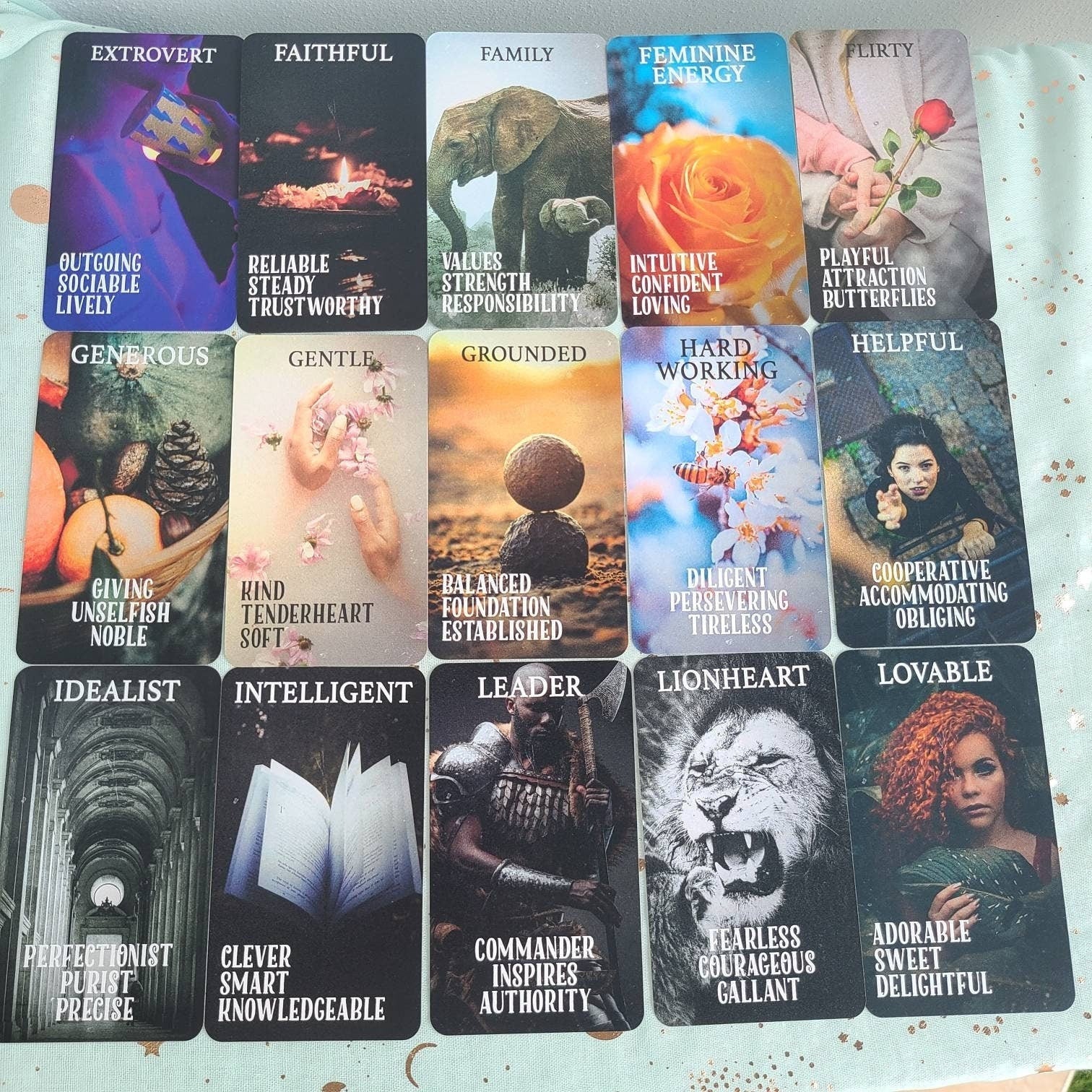 Oracle Cards Mystic Souls Oracle Deck Tarot Deck Twin Flame Deck Love Keywords Meaning Personality Messages Deck UPS Shipping