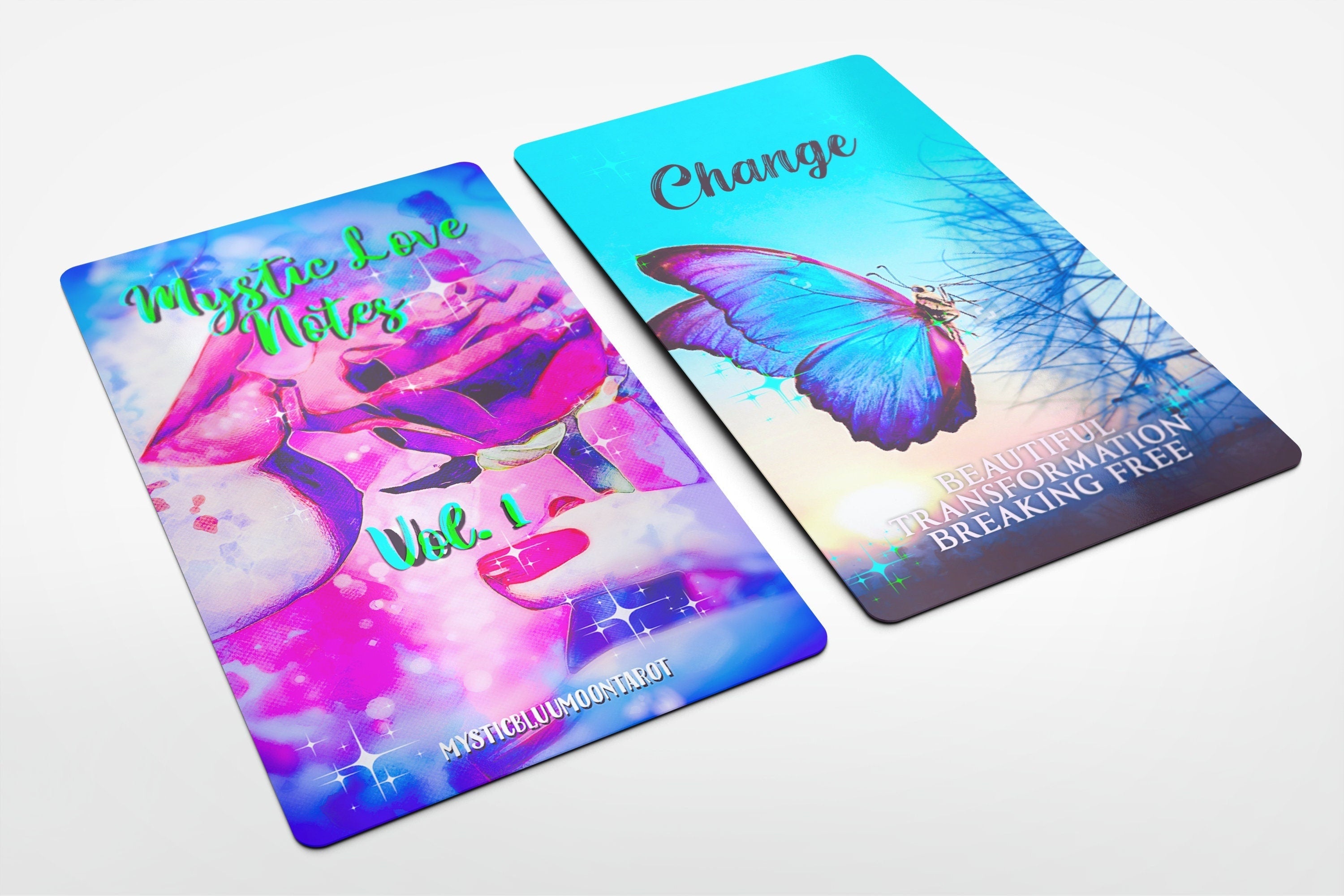 Mystic Notes Oracle Deck, Tarot Cards Deck, Beginner Situation Decks, Twin Flame Oracle Cards, Love Keywords Meaning Unique Healing Deck